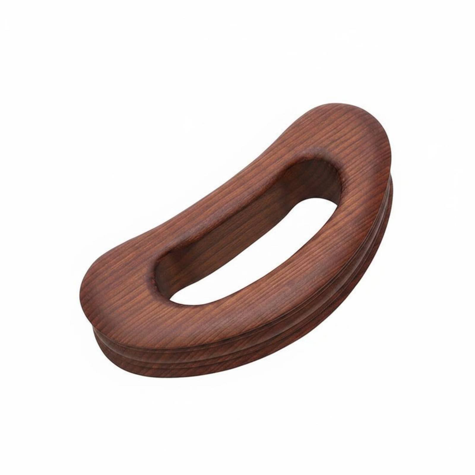 Full Body Use Carbonized Wood Massage Board Portable Scraping Massage Tool Polished Border Gua Sha Scraper Muscle Relief for Beauty Salon, Spa
