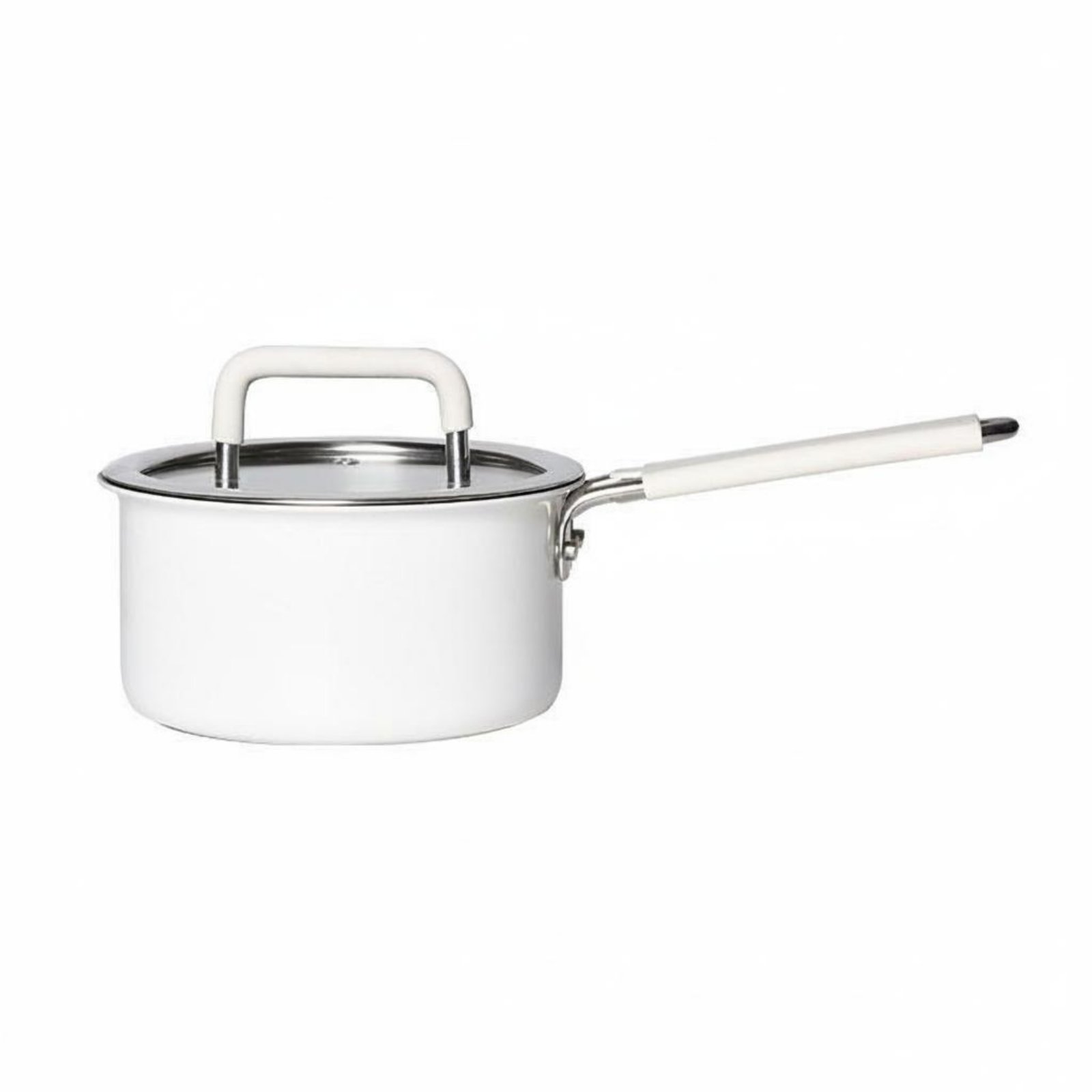 Infant Meal Pot Uncoated Titanium Saucepan Glass Lid Saucepan for Babies