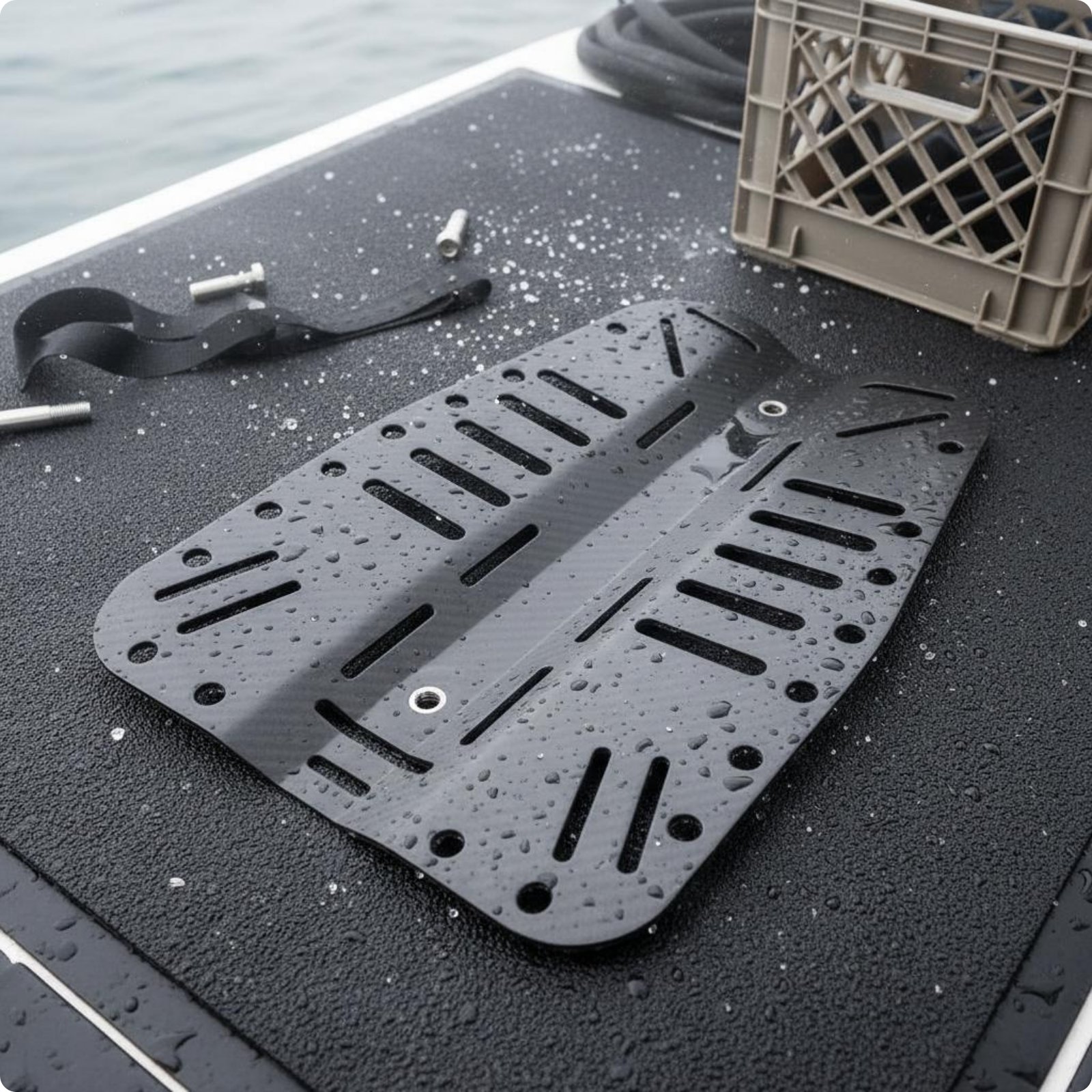 BCD Backplate Lightweight Double Tank Backplate
