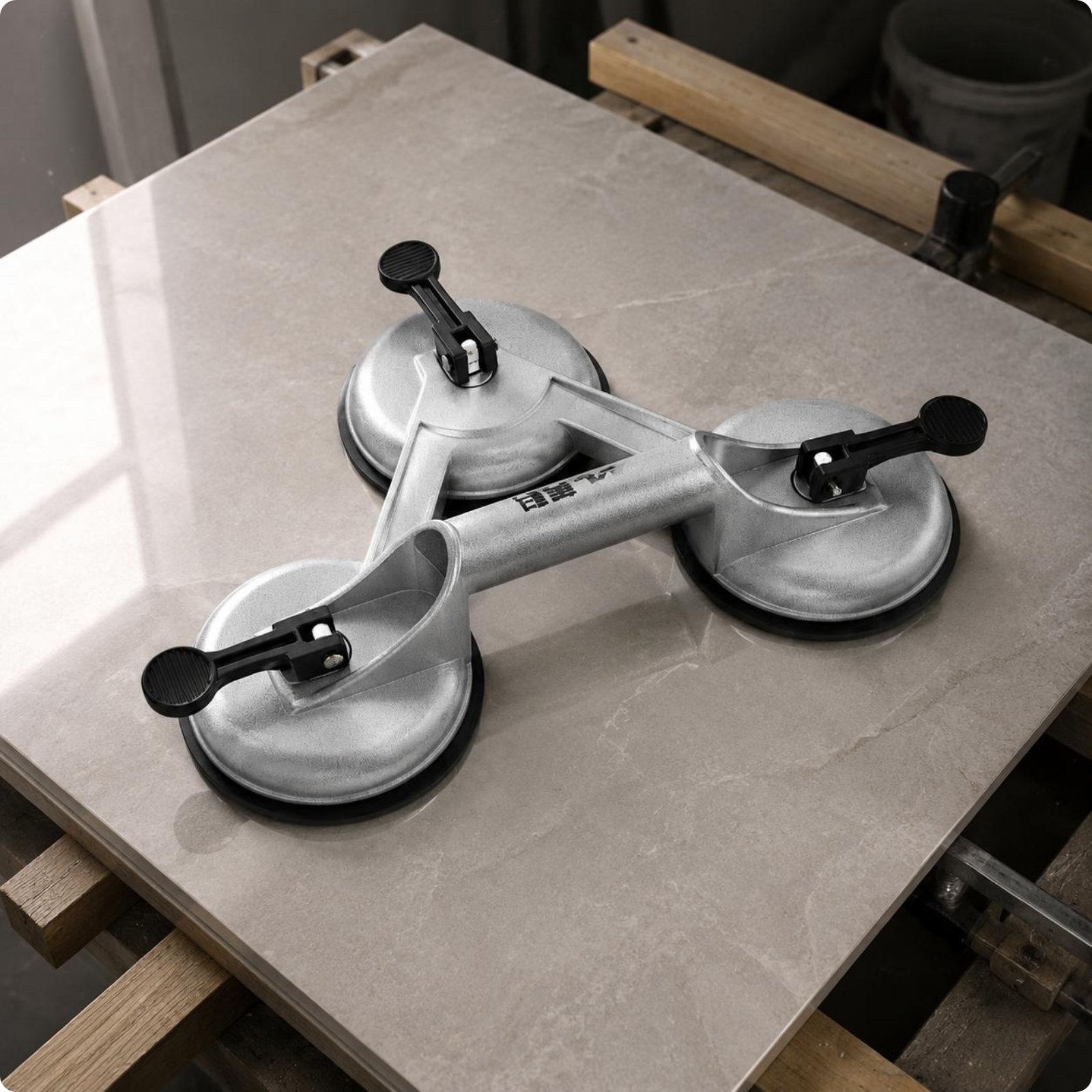 Heavy Duty Suction Cup Aluminum Alloy Tile Suction Cup Easy to Use for