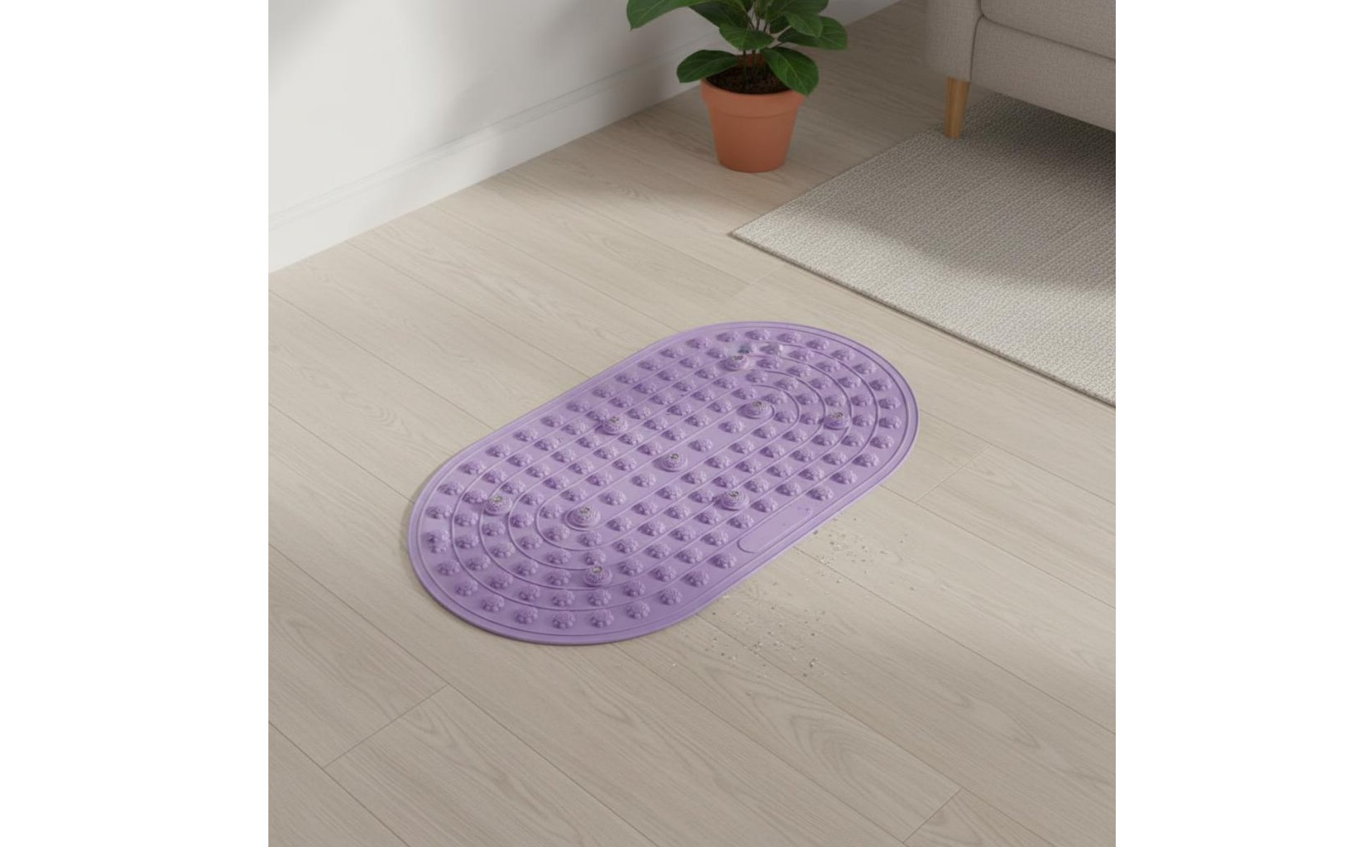 Acupressure Foot Mat Soft Gel Foot Reflexology Mat Portable for Home, Relaxation