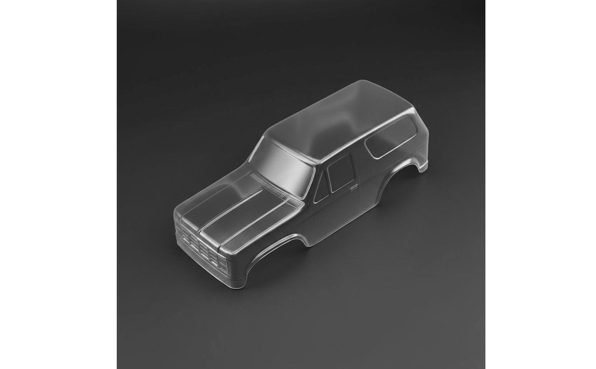 Clear RC Body Shell Paintable Unpainted Truck Body Shell Sturdy for Customizing