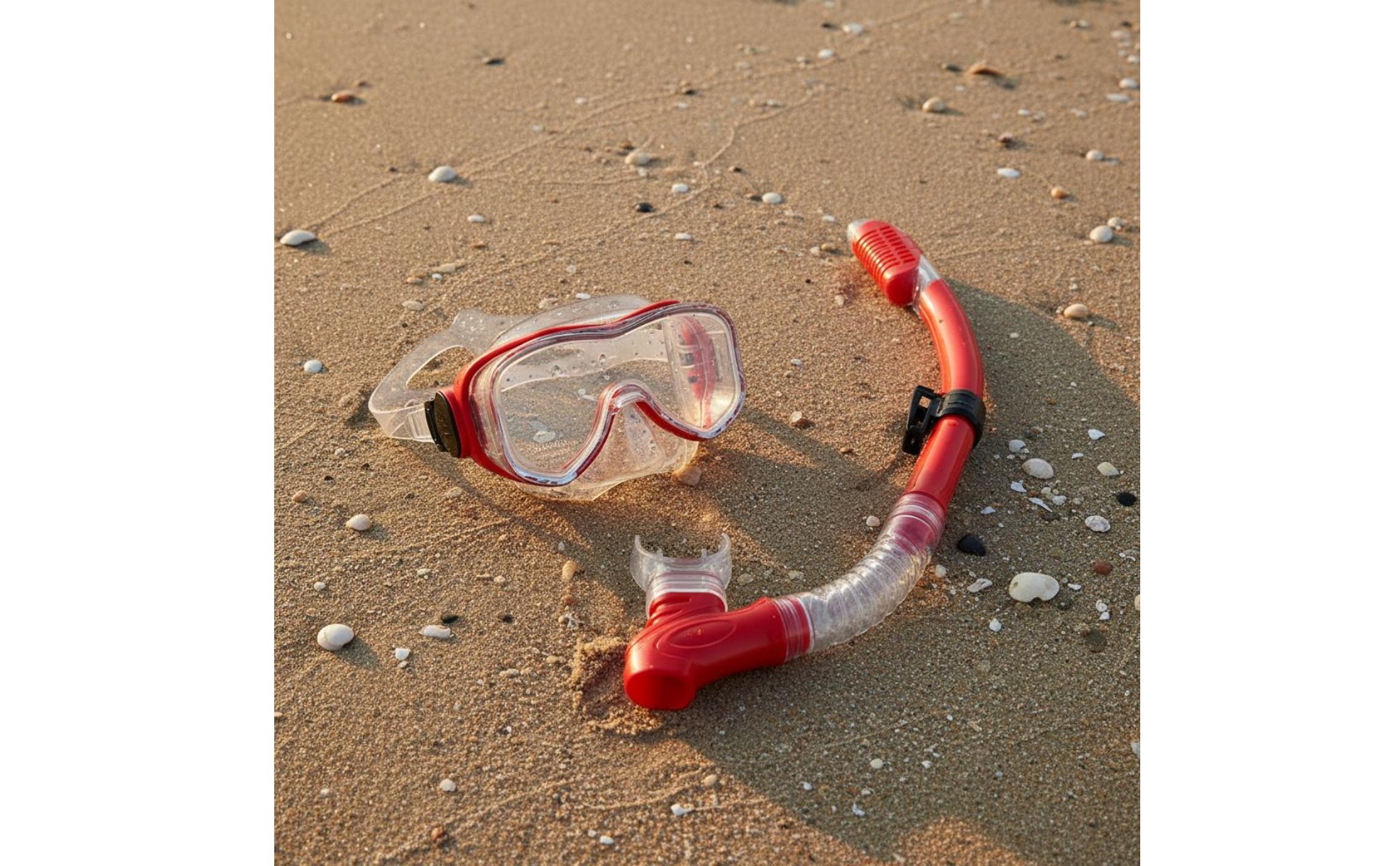 Adult Snorkel Mask Set PVC Mouthpiece Wide View Snorkel Set for Diving, Adults