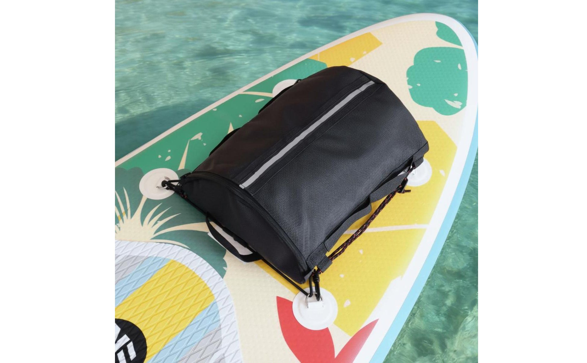 SUP Mesh Storage Bag Large Capacity Paddleboard Deck Bag Easy to Carry