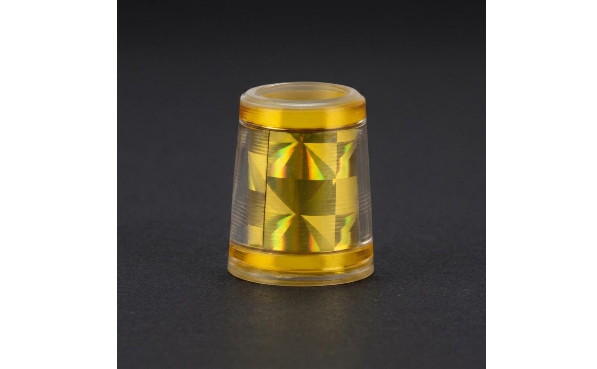 10 Pieces Diamond Pattern Ferrule High Gloss Finish Gold Golf Ferrule