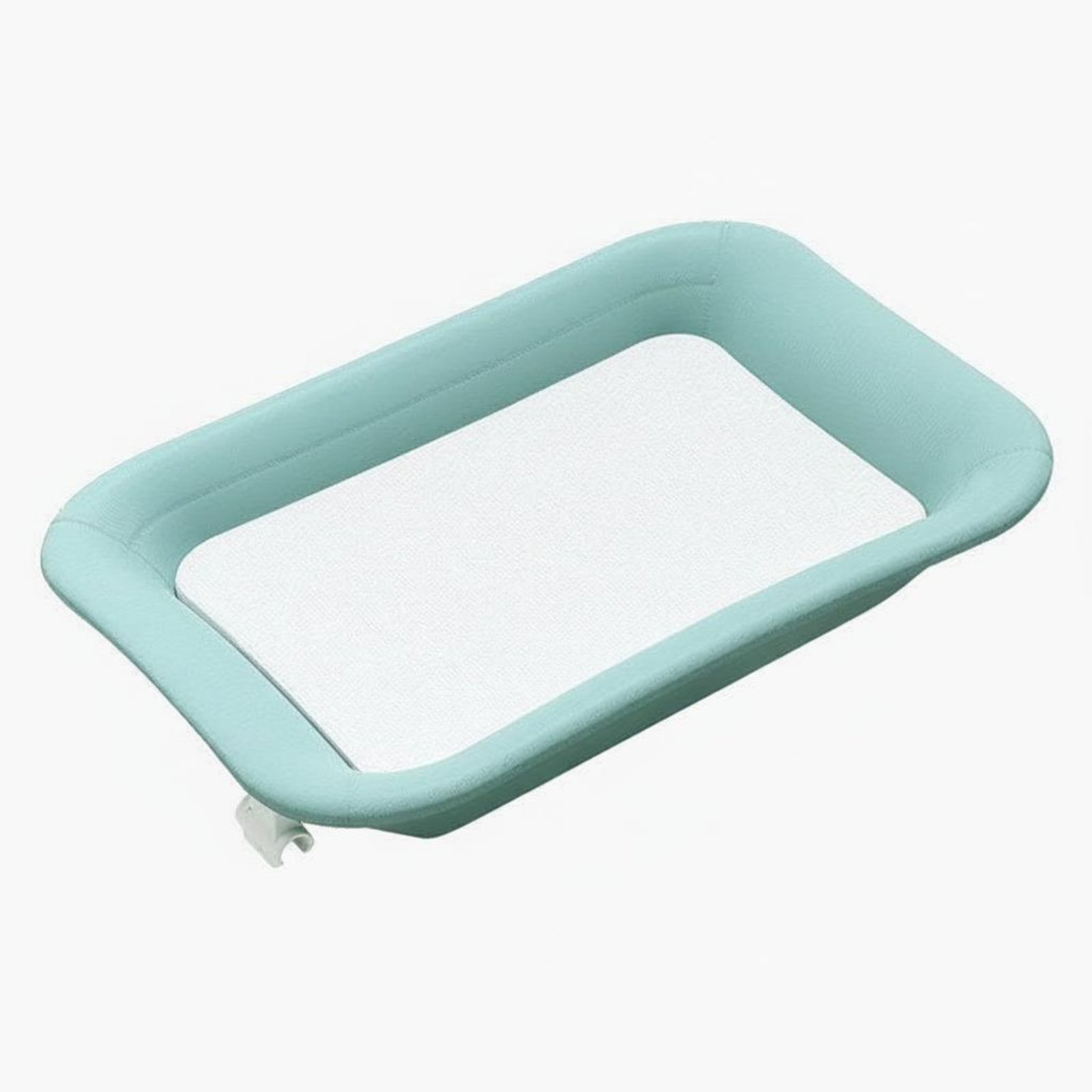 Multi-Function Crib Changing Table Combo Easy to Clean Baby Changing Station Soft Padded Top for Newborns, Nursery, Bathroom