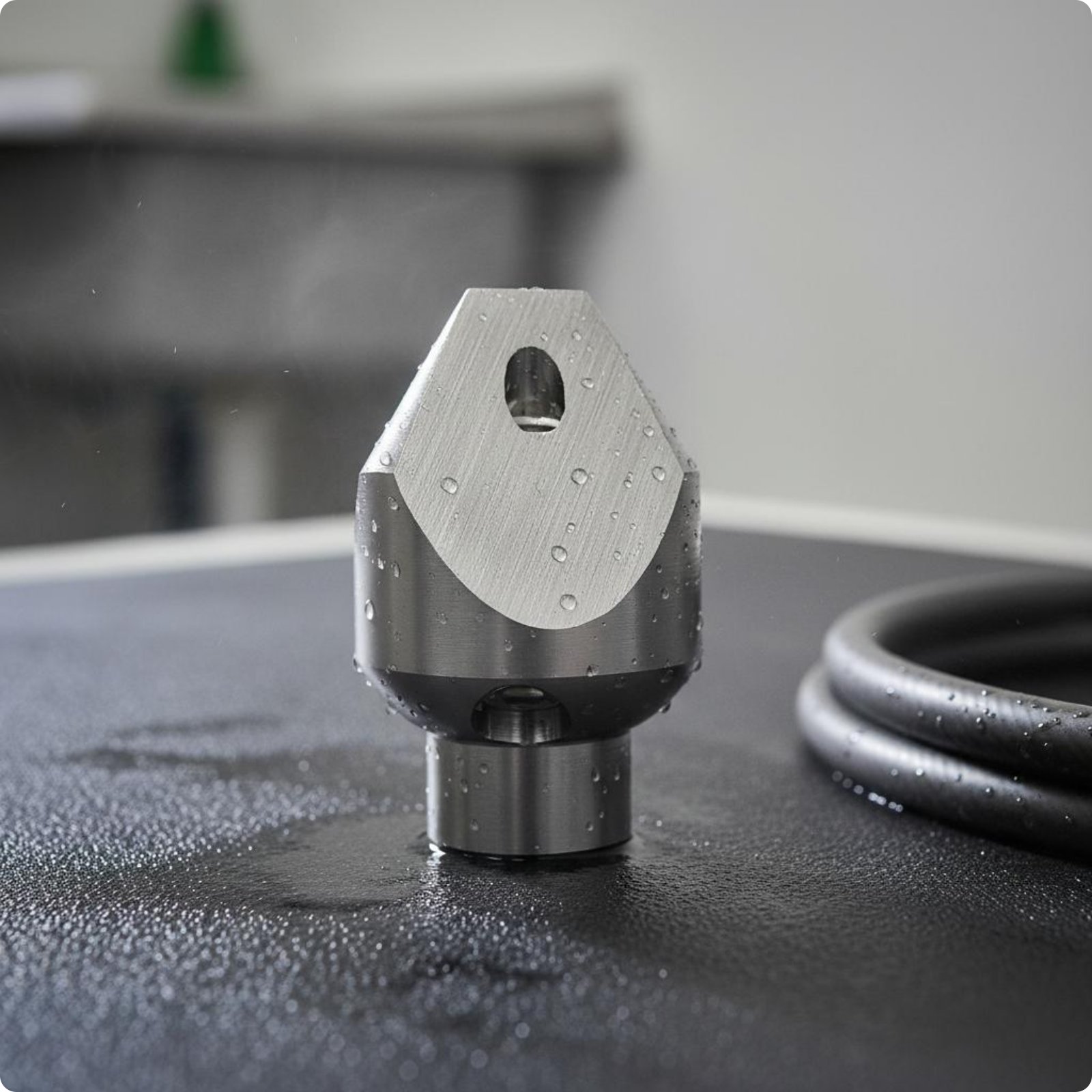 Drain Jetter Nozzle Clog Removal Stainless Steel M22 Nozzle for Pipe Maintenance