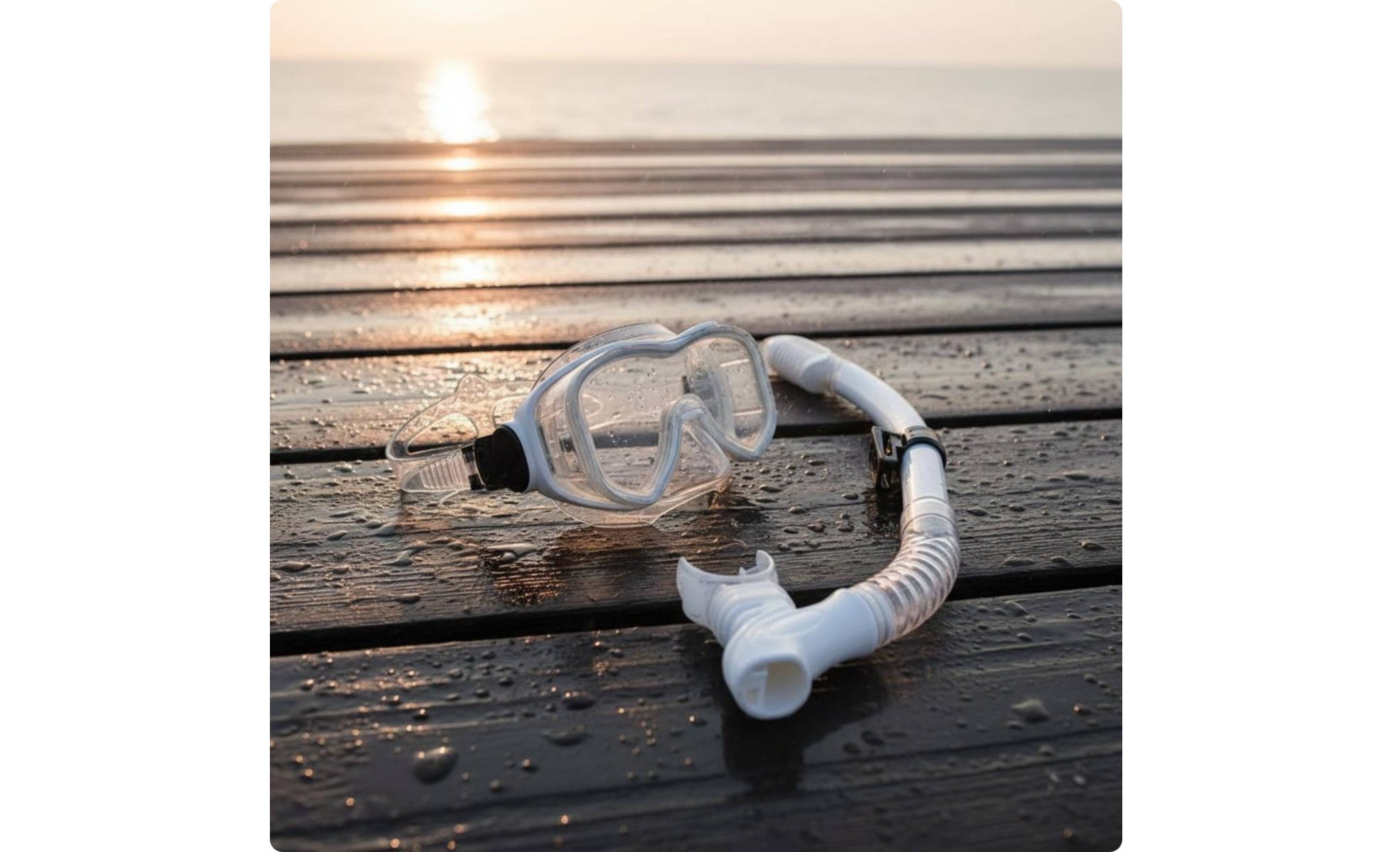Adult Snorkel Mask Set PVC Mouthpiece Wide View Snorkel Set for Diving, Adults