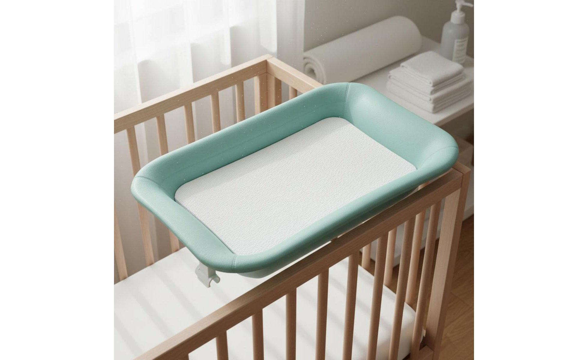 Crib Changing Table Combo Multi-Function Baby Changing Station 2-in-1 for Babies