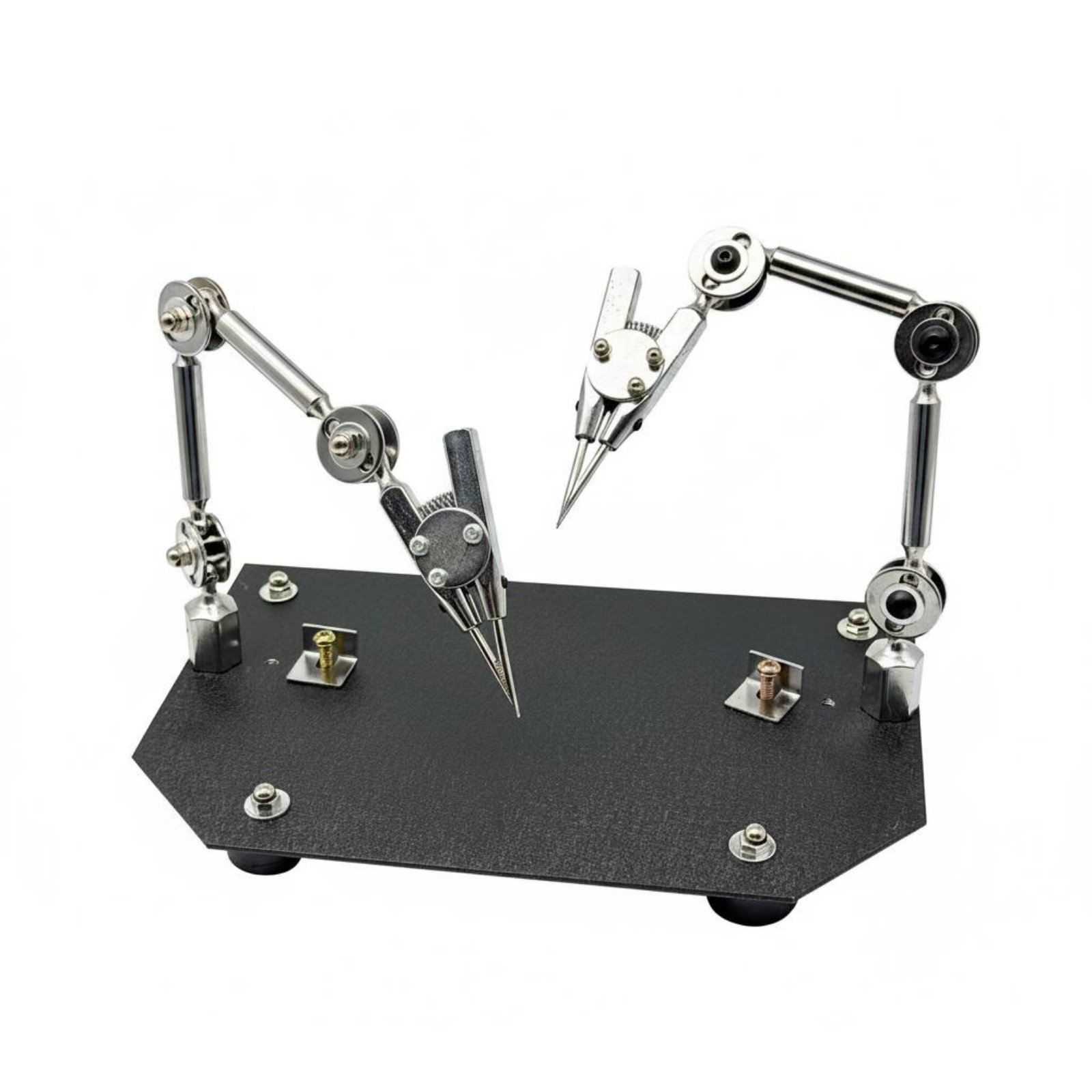 Soldering Holder Precision Work Helping Hand Stand Heavy Base Helping Hands for Jewelers, Bench