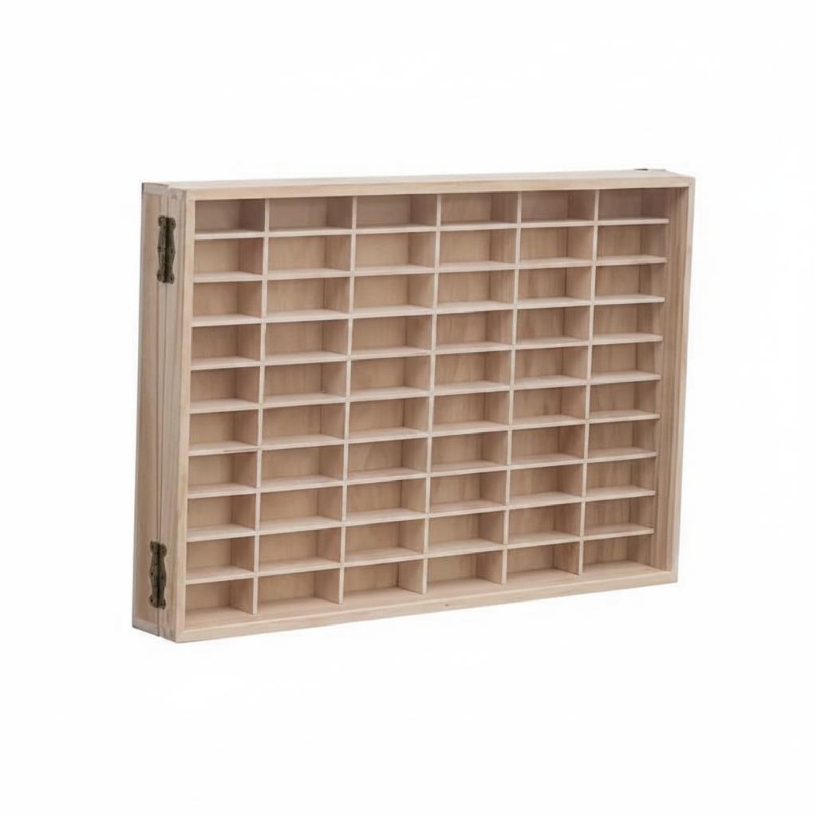 Mini Car Showcase Box Solid Wood Model Car Display Case Storage Furniture for Bedroom