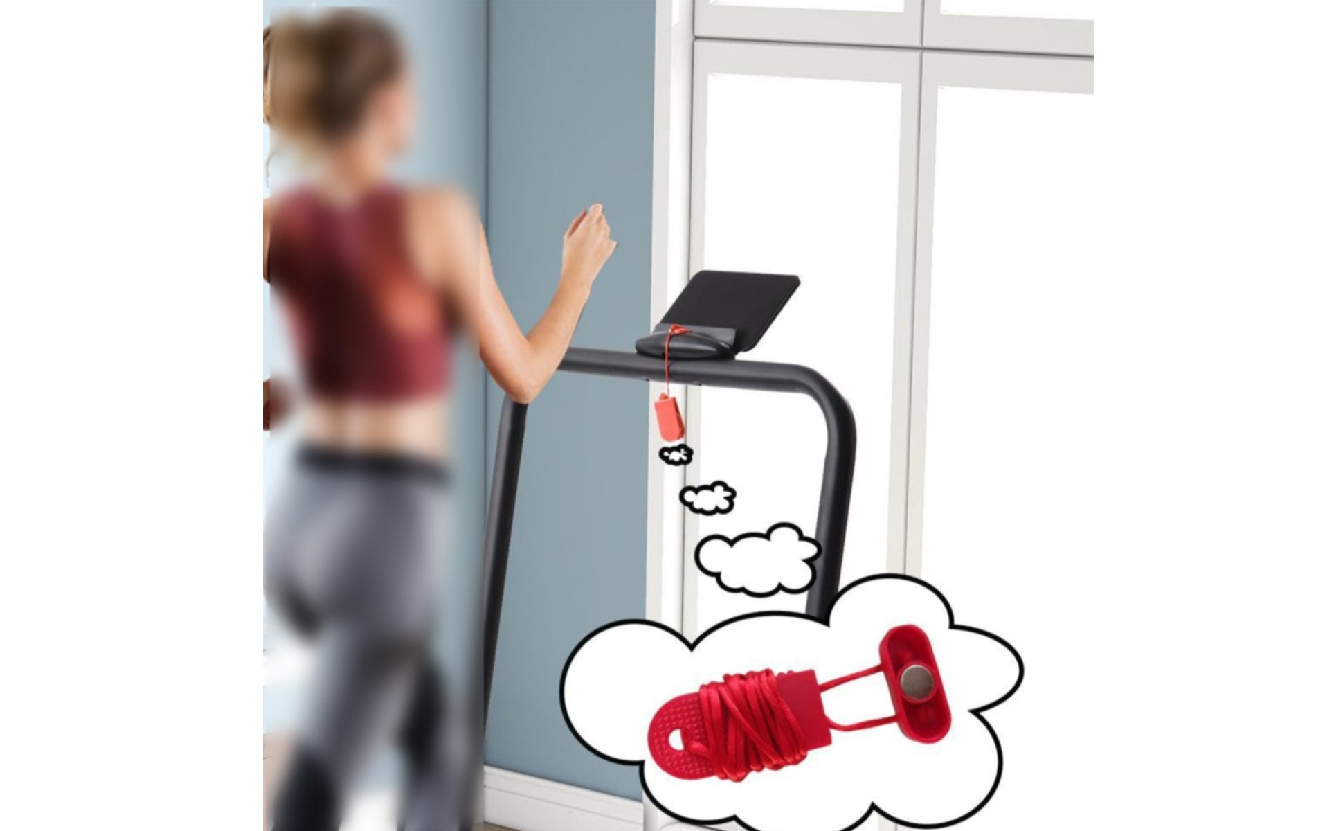 Treadmill Safety-Safety Tether Safe and Reliable Attractive Treadmill Key
