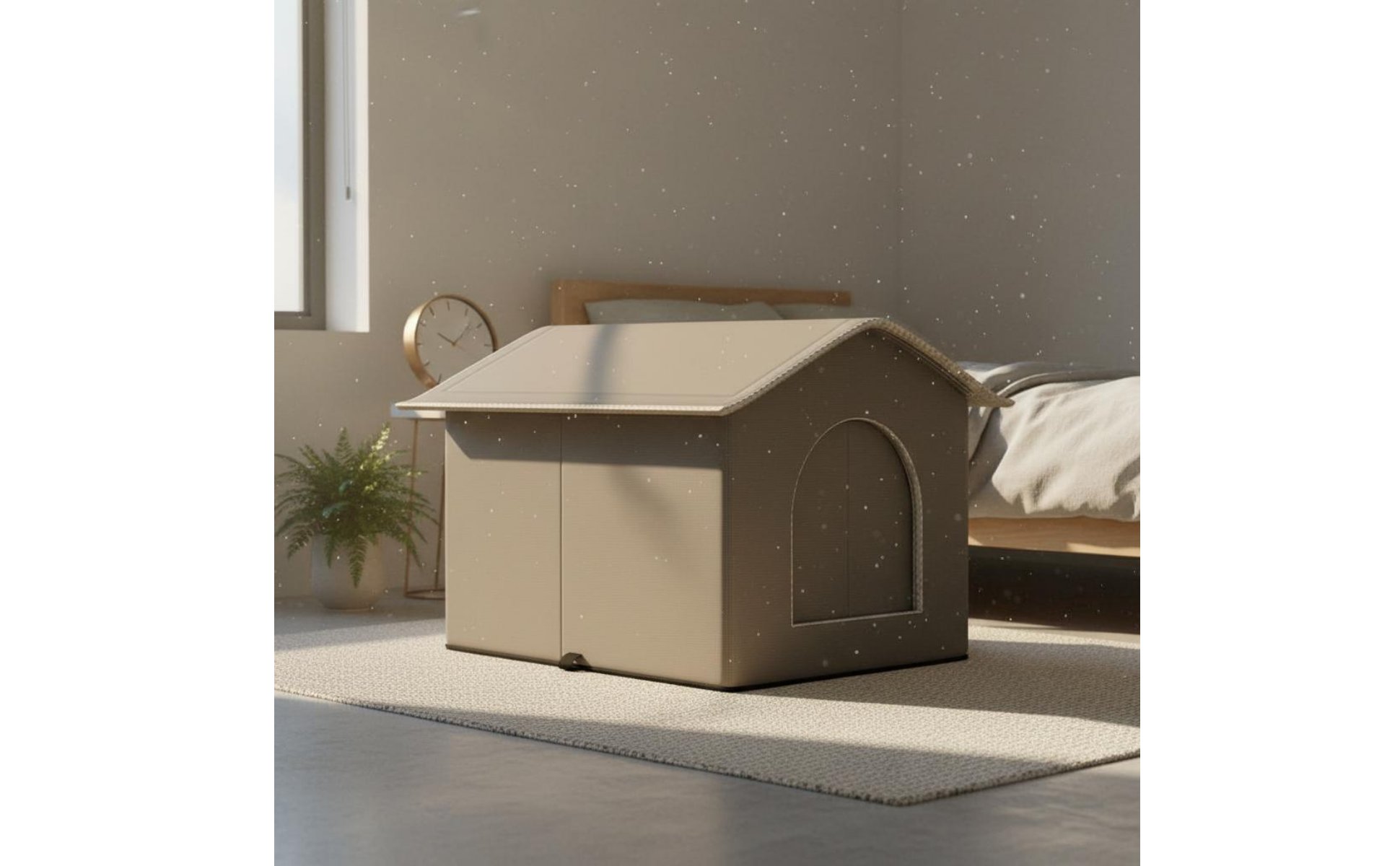 Air-Conditioned Feline House Space Saving Cooling Feline House for Kittens