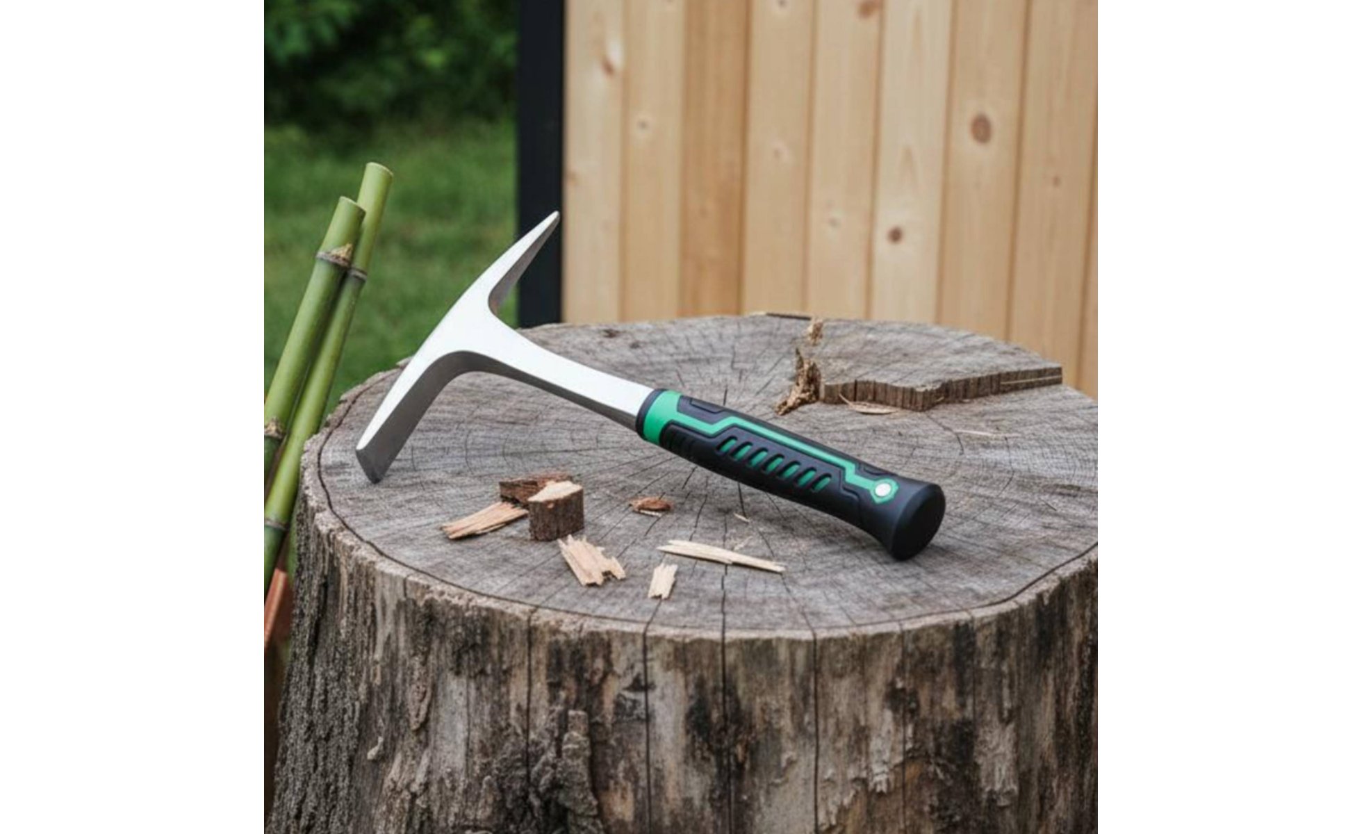 Single-Piece Pickaxe High Hardness Mattock Pickaxe Long-Lasting for Outdoor