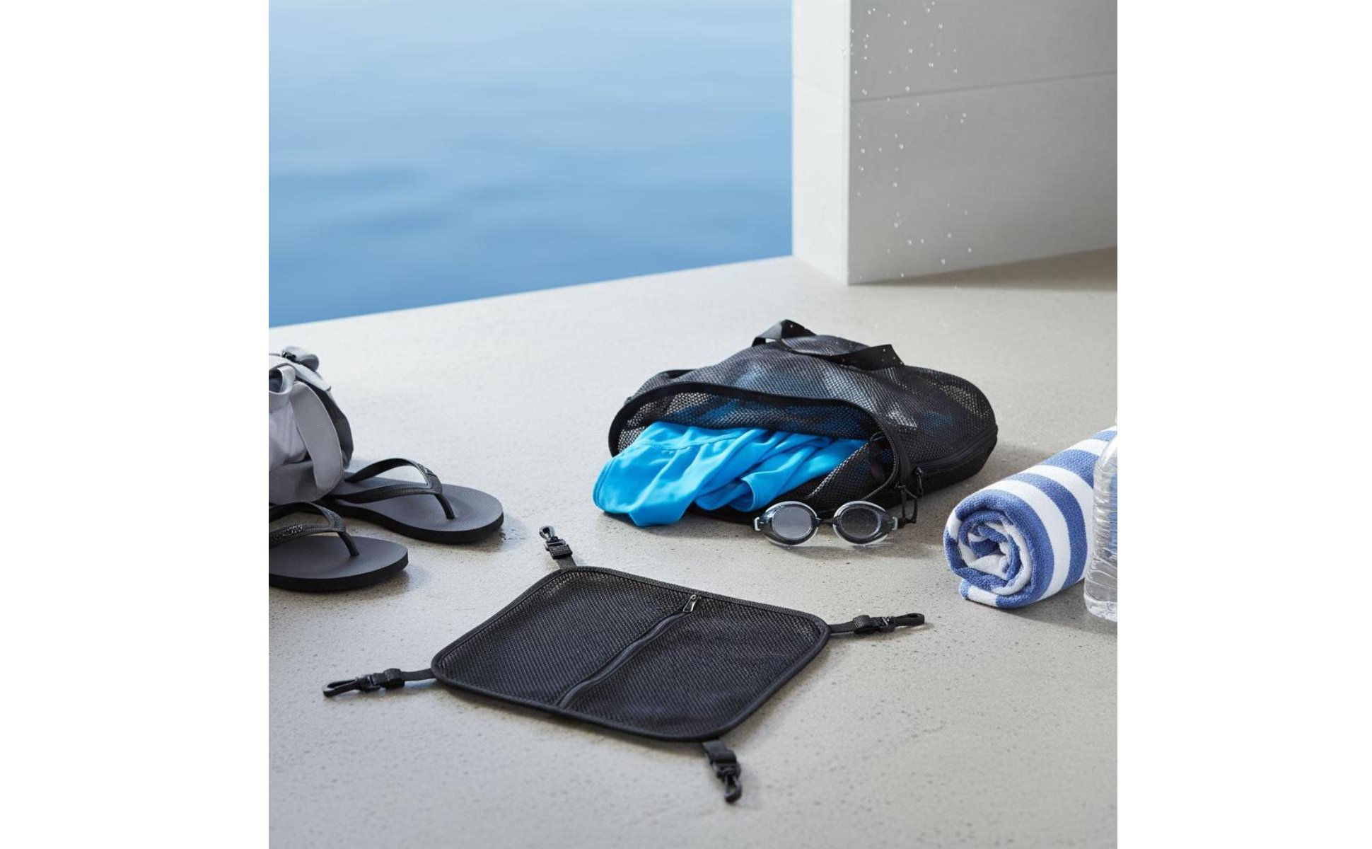 SUP Mesh Storage Bag Large Capacity Paddleboard Deck Bag Easy to Carry