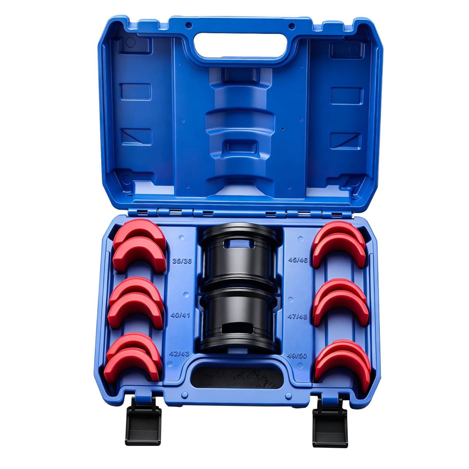 14 Pieces 35-50mm Motorcycle Oil Seal Installer Waterproof Motorcycle Oil Seal Installer Set Portable Storage Case Vehicle Maintenance Equipment