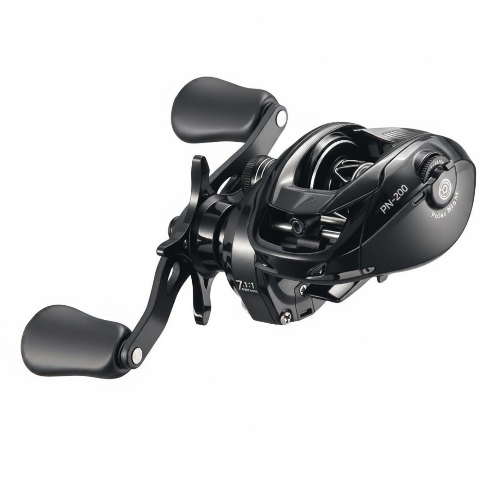 Reel Carbon Body Low Profile Baitcaster Stainless Steel Bearings Baitcaster Reel for Beginners