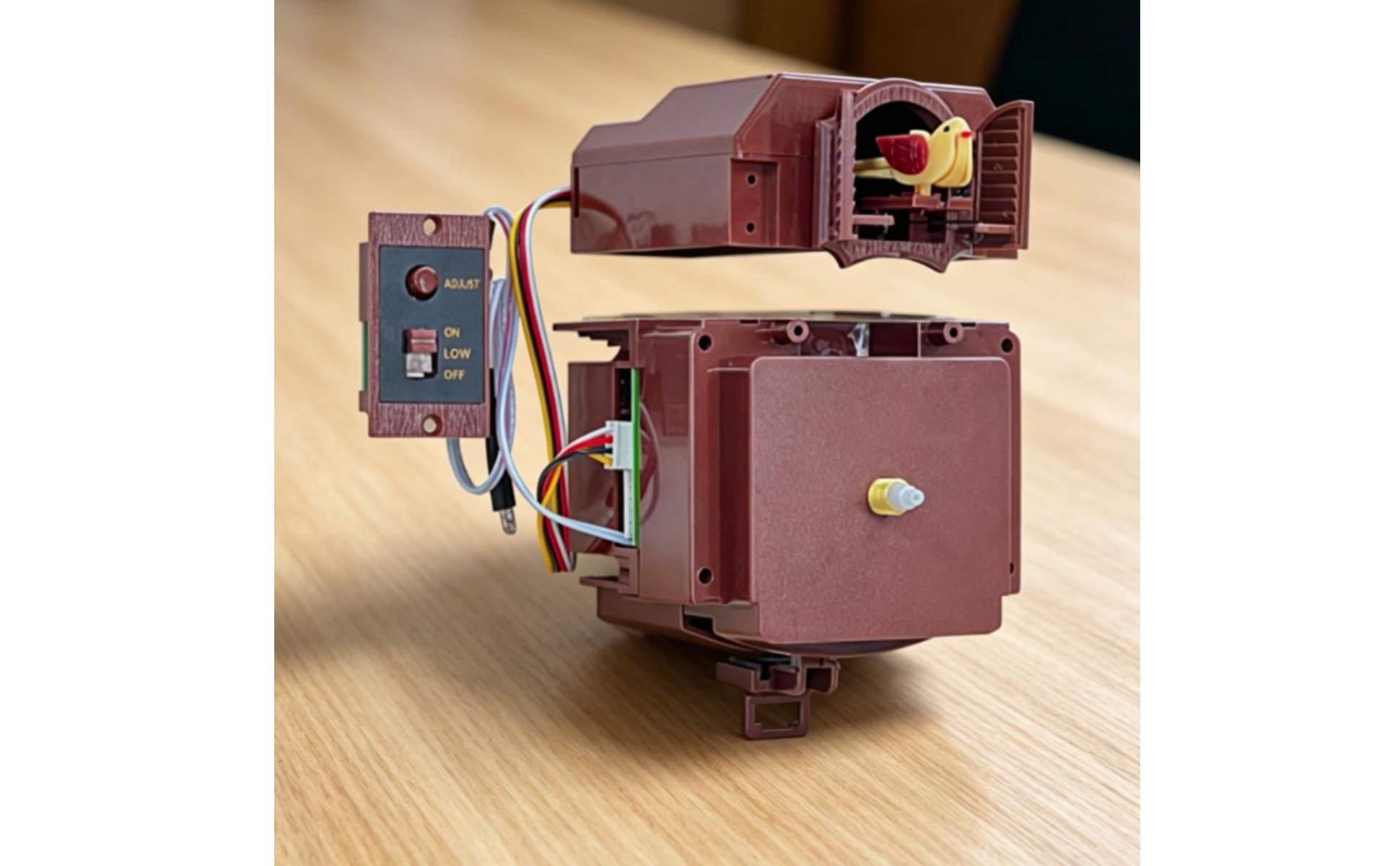 Light Control Cuckoo Quartz Clock Mechanism Movement Musical Quartz Cuckoo