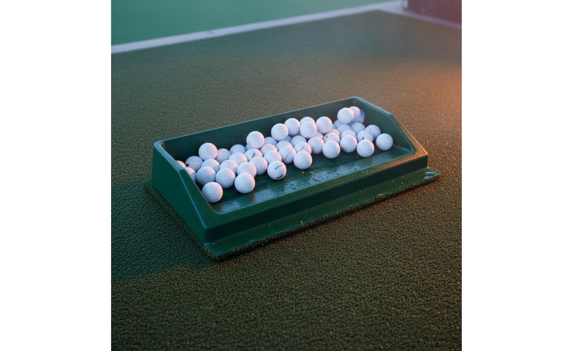 ABS Golf Tee Tray High-Capacity Golf Tee Box Sturdy for Practice Range