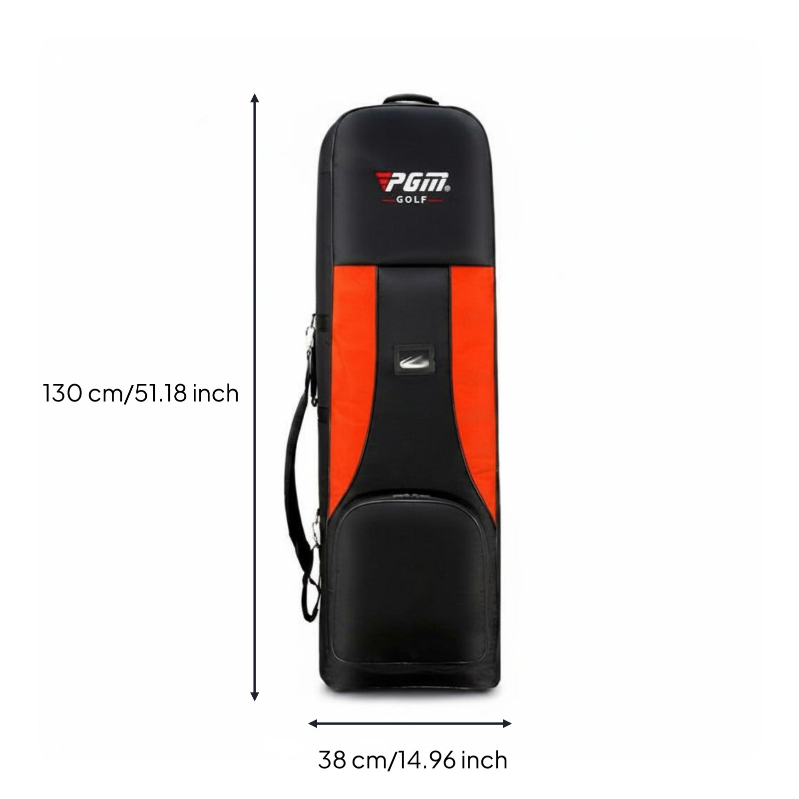 Double Layer Foldable Golf Travel Case Water-Resistant Padded Golf Airline Bag Heavy-Duty Oxford Material for Golfers