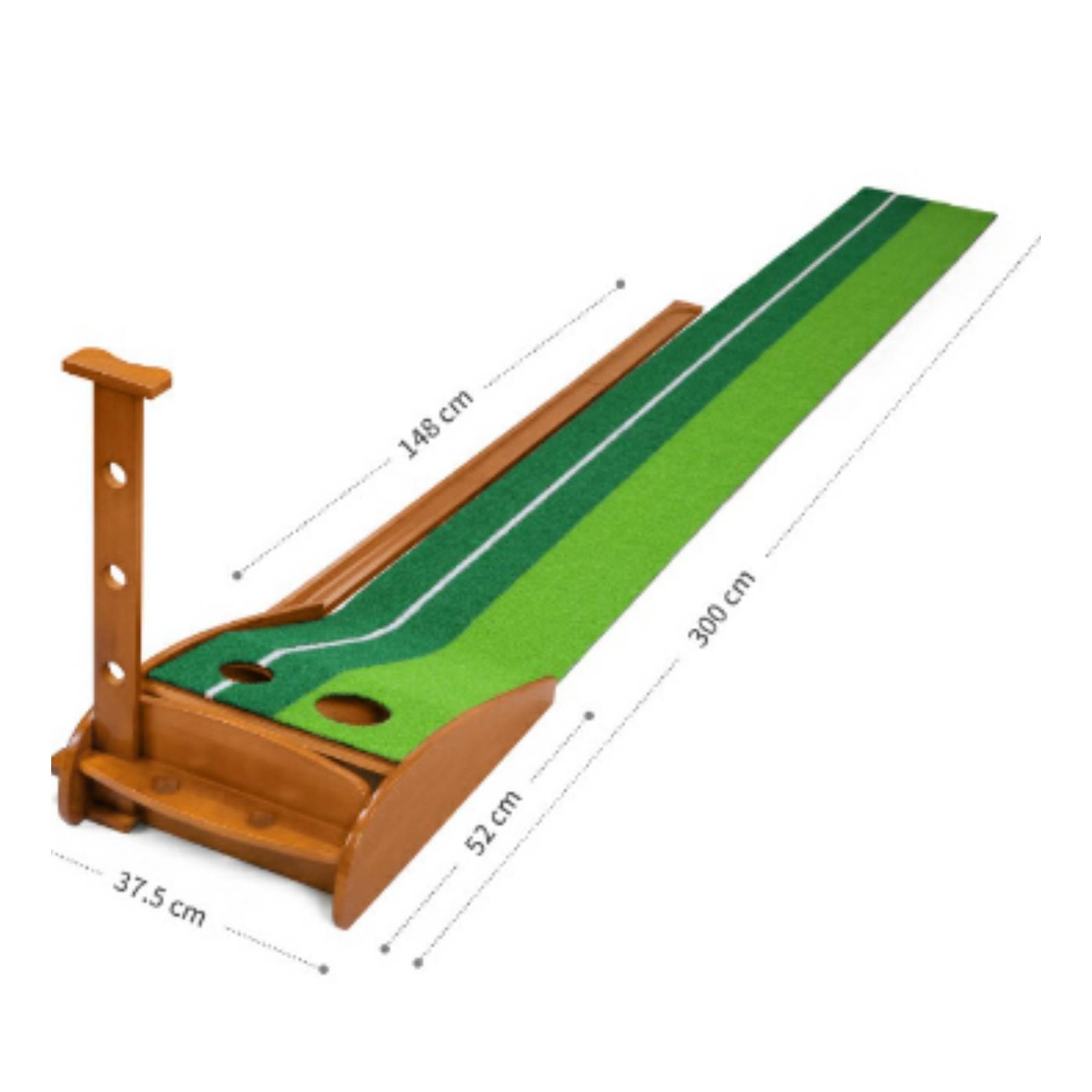 Realistic Roll Putting Mat Compact Golf Putting Mat