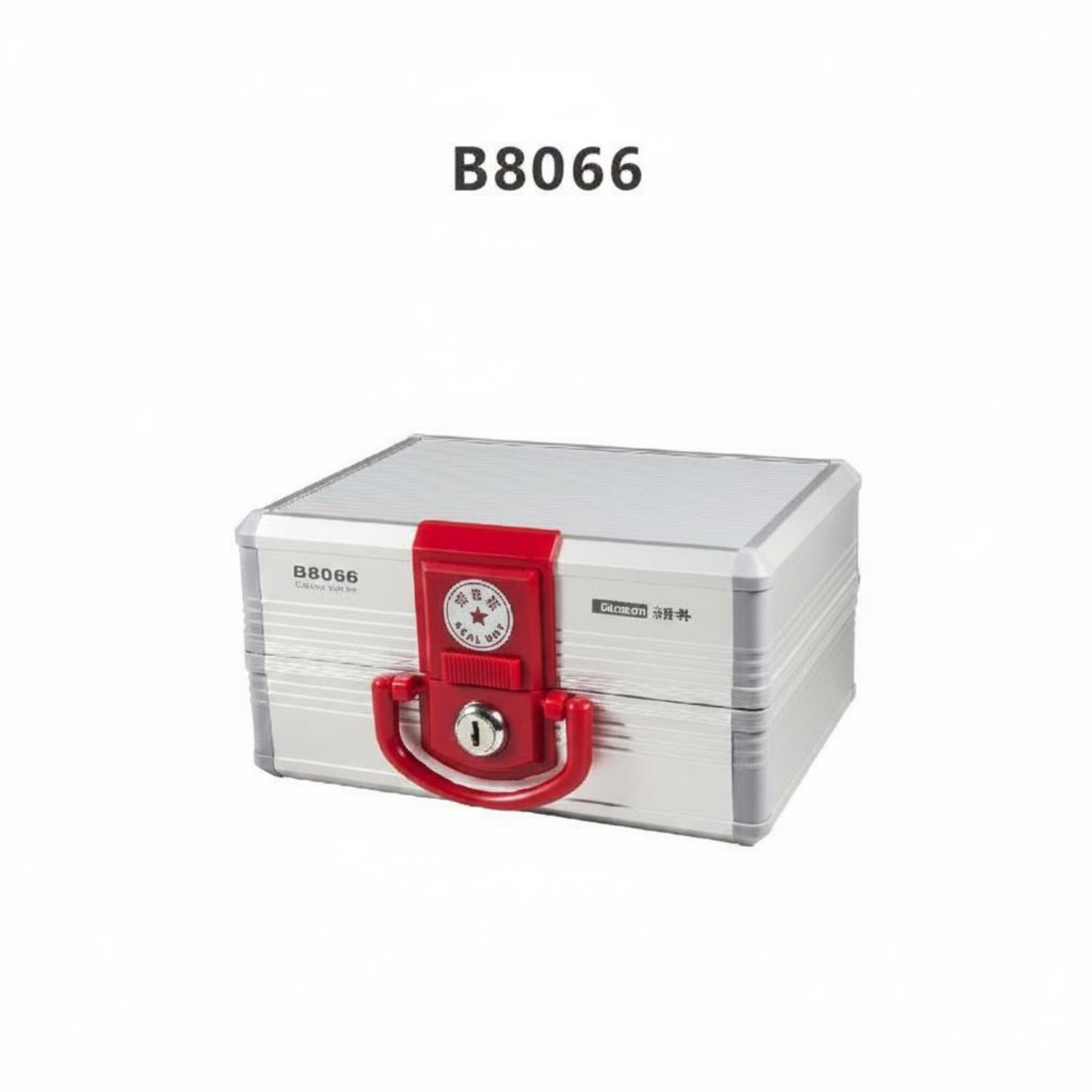 Compartmentalized Portable Stamp Storage Case Fully Enclosed Lockable Stamp Safe Snap Locking for Finance Personnel