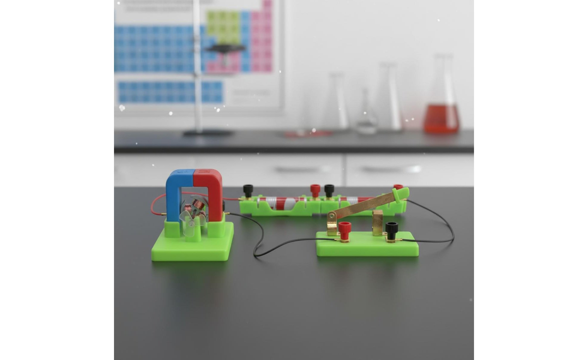 Series and Parallel Circuit Kit Educational Middle School Science Kit Electromagnetism Experiment Set Interactive for Classroom