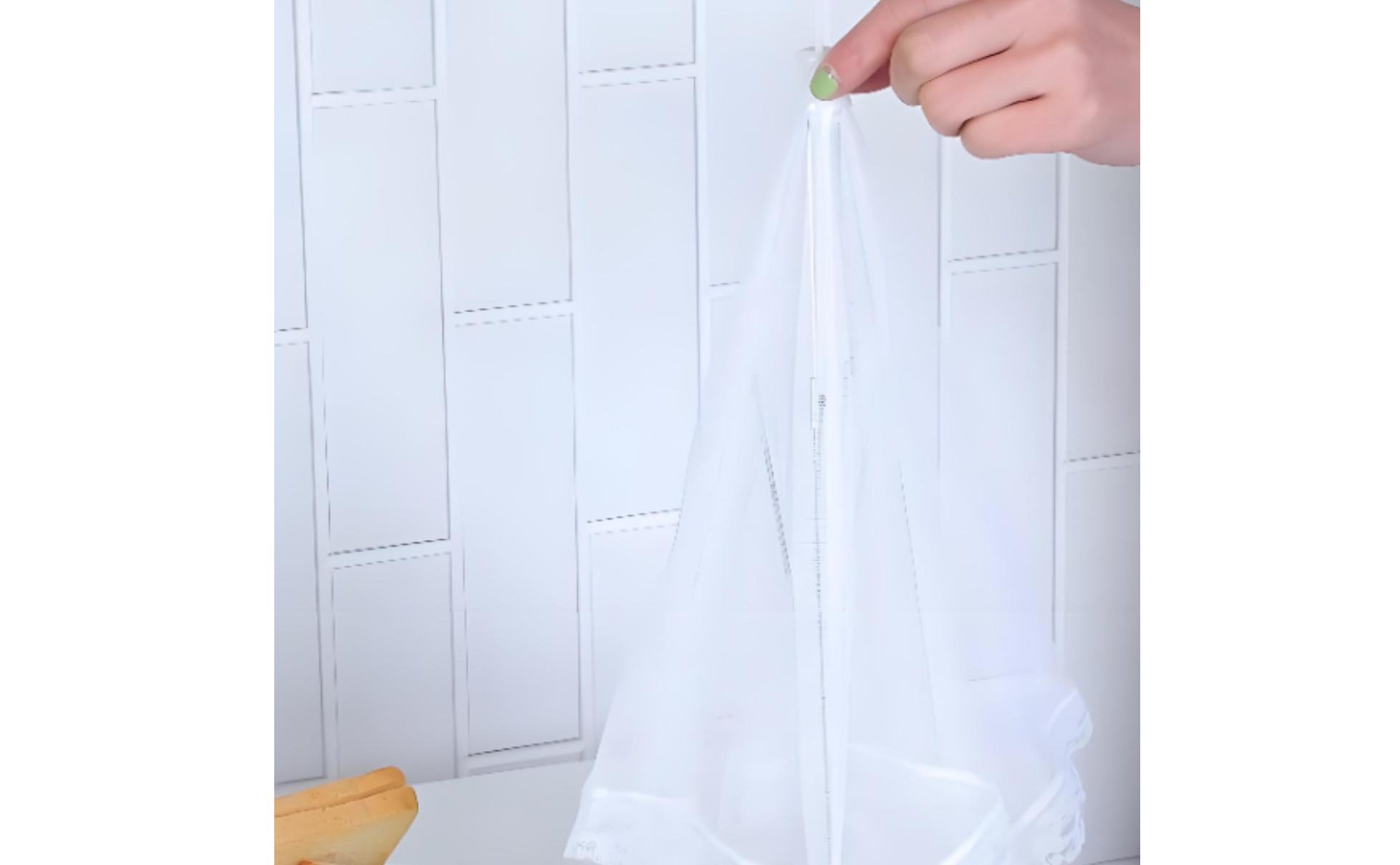 Cloche Alimentaire Anti Lavable Couvercle Anti-Mouches Pliant Respirant