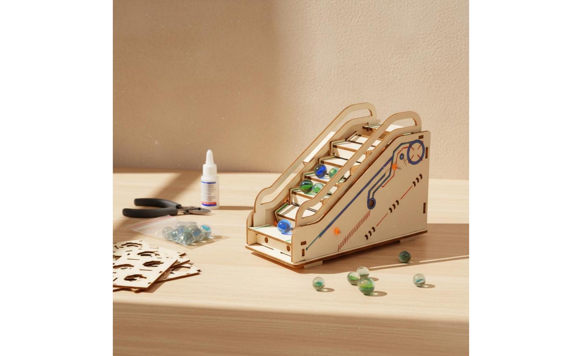 DIY Escalator Model STEAM Learning Electric Escalator Toy STEM Education