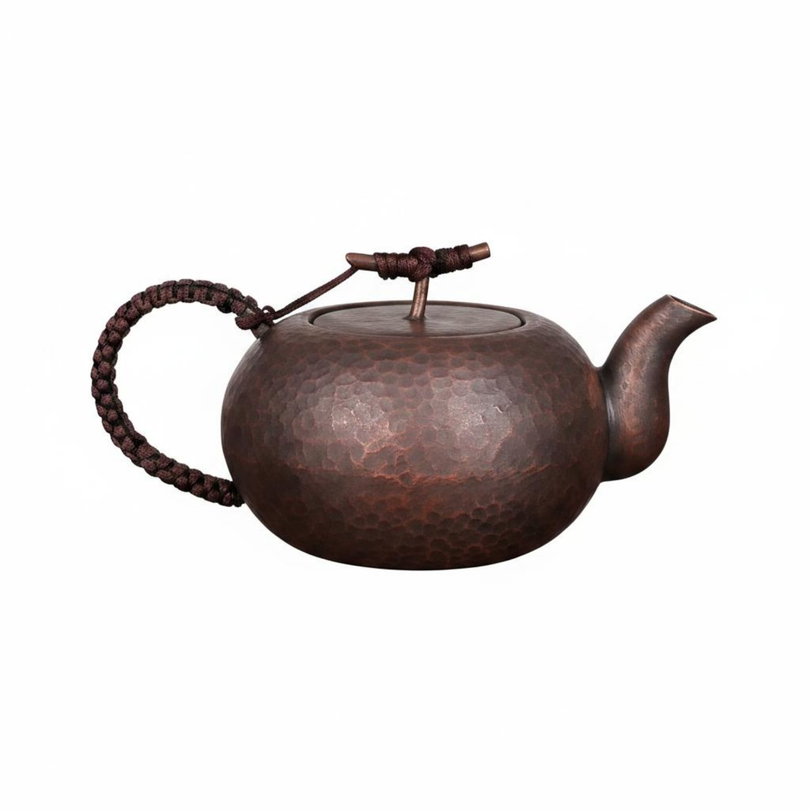 Extra Thick Stovetop Tea Pot Retro Style Handmade Copper Teapot Gift Box Packaging Pure Copper Tea Kettle for Boiling Water