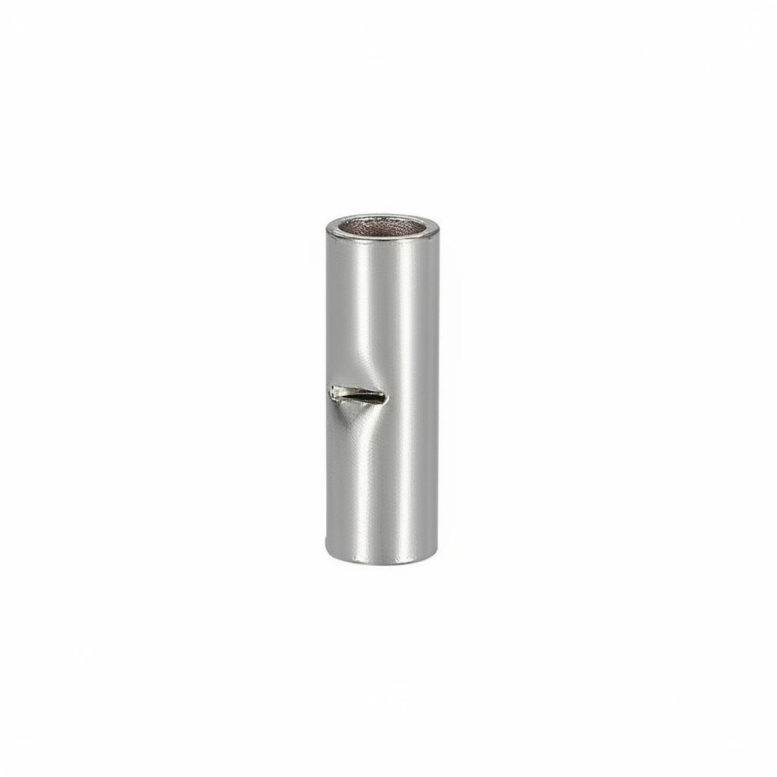 High Conductivity Copper Butt Splice Crimpable Butt Splice Connector Tin Plated Crimp Connector Tube Long-Lasting for Cable Splicing, Wiring Work