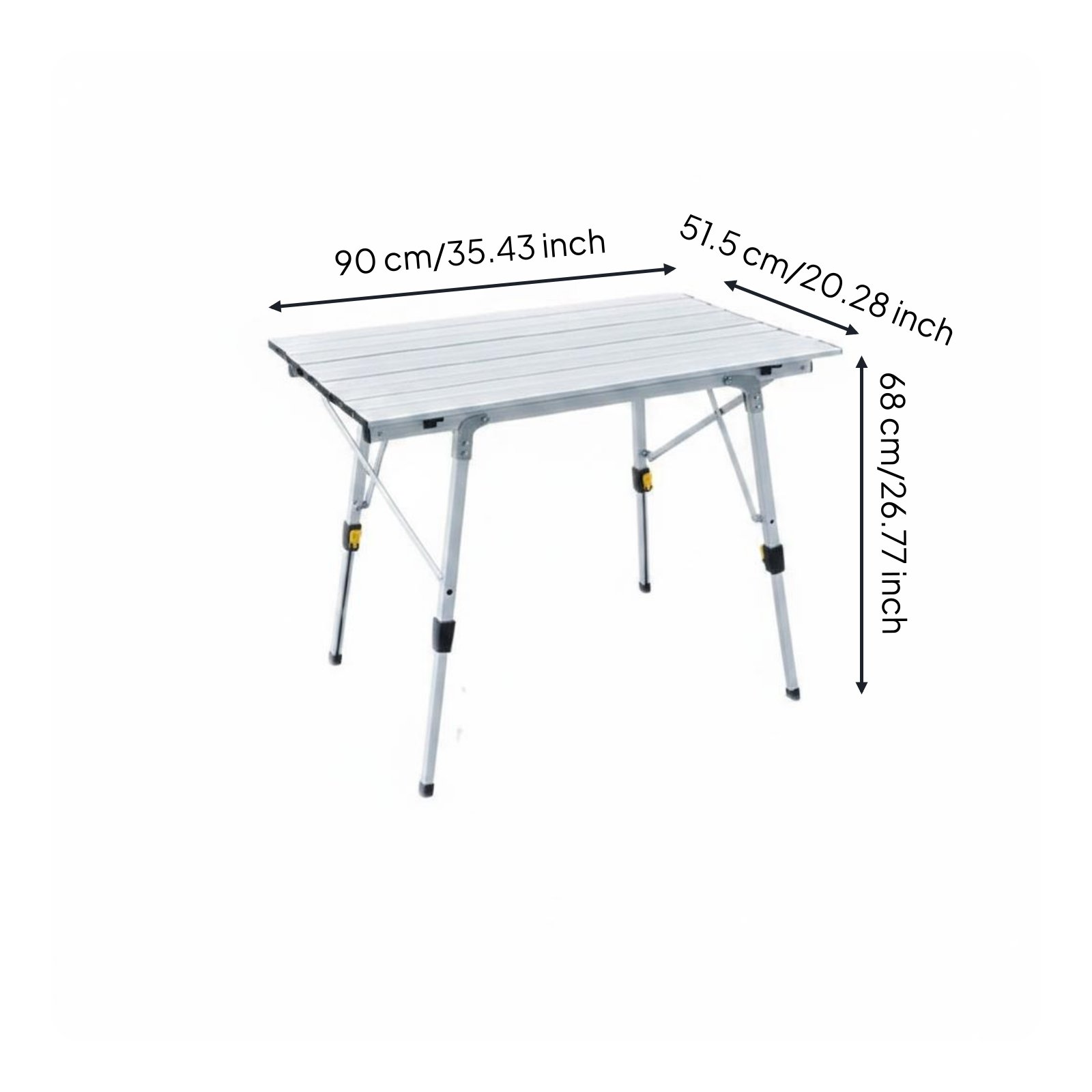 Aluminum Camping Table Lightweight Folding Camping Table Easy to Install