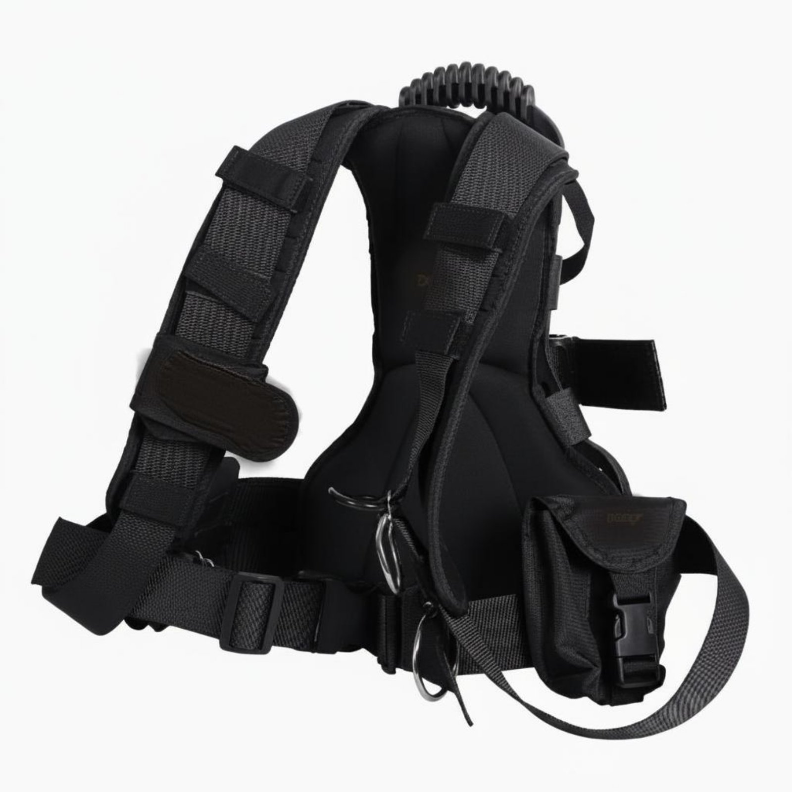 Adjustable Straps Double Shoulder Cylinder Harness Heavy Duty Diving Cylinder Backpack High Strength BCD Backplate Wear Resistant for Training, Snorkeling