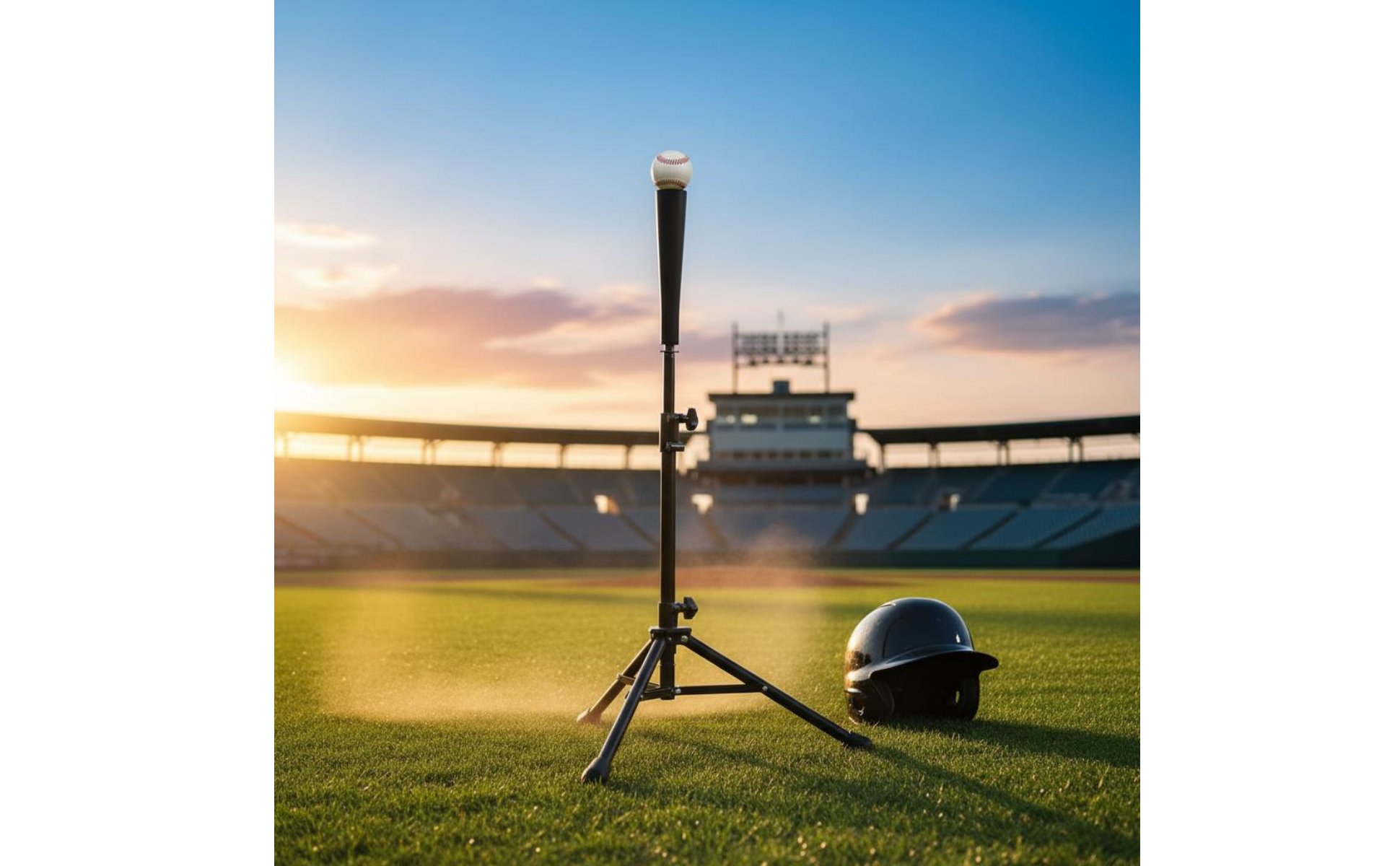 Tripod Baseball Tee Height Adjustable Baseball Tee Easy to Set up for Practice
