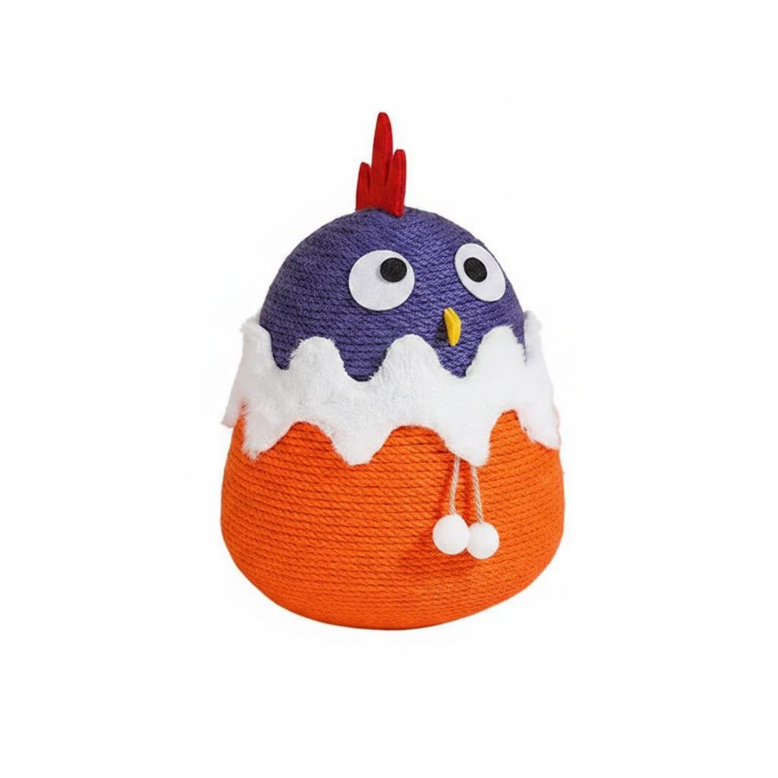 Cat Scratching Ball Wobble Cat Design Scratch Ball Soft Soft Trim for Indoor