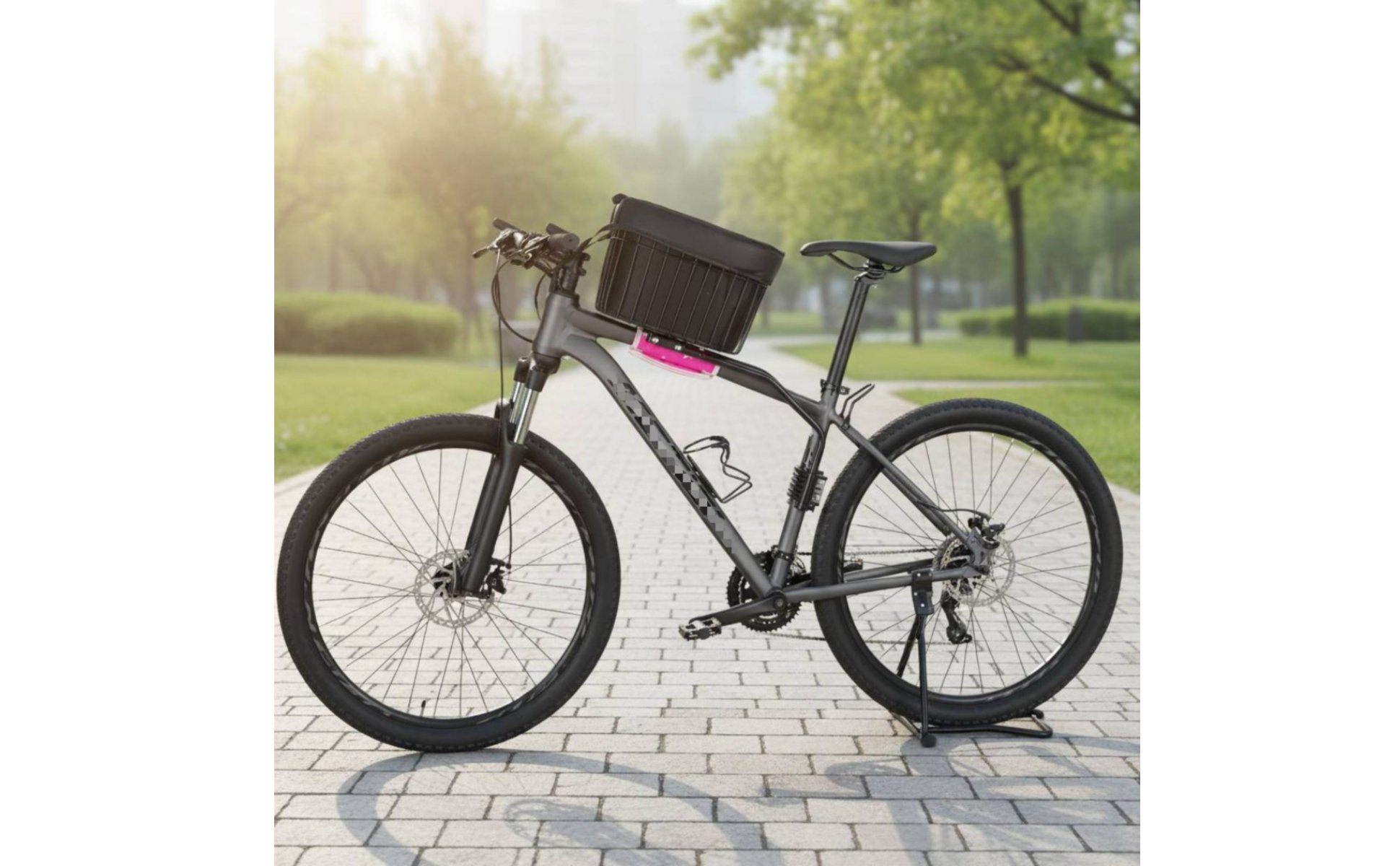 Foldable Dog Bike Basket Easy to Fold Dog Bike Basket Removable for Biking