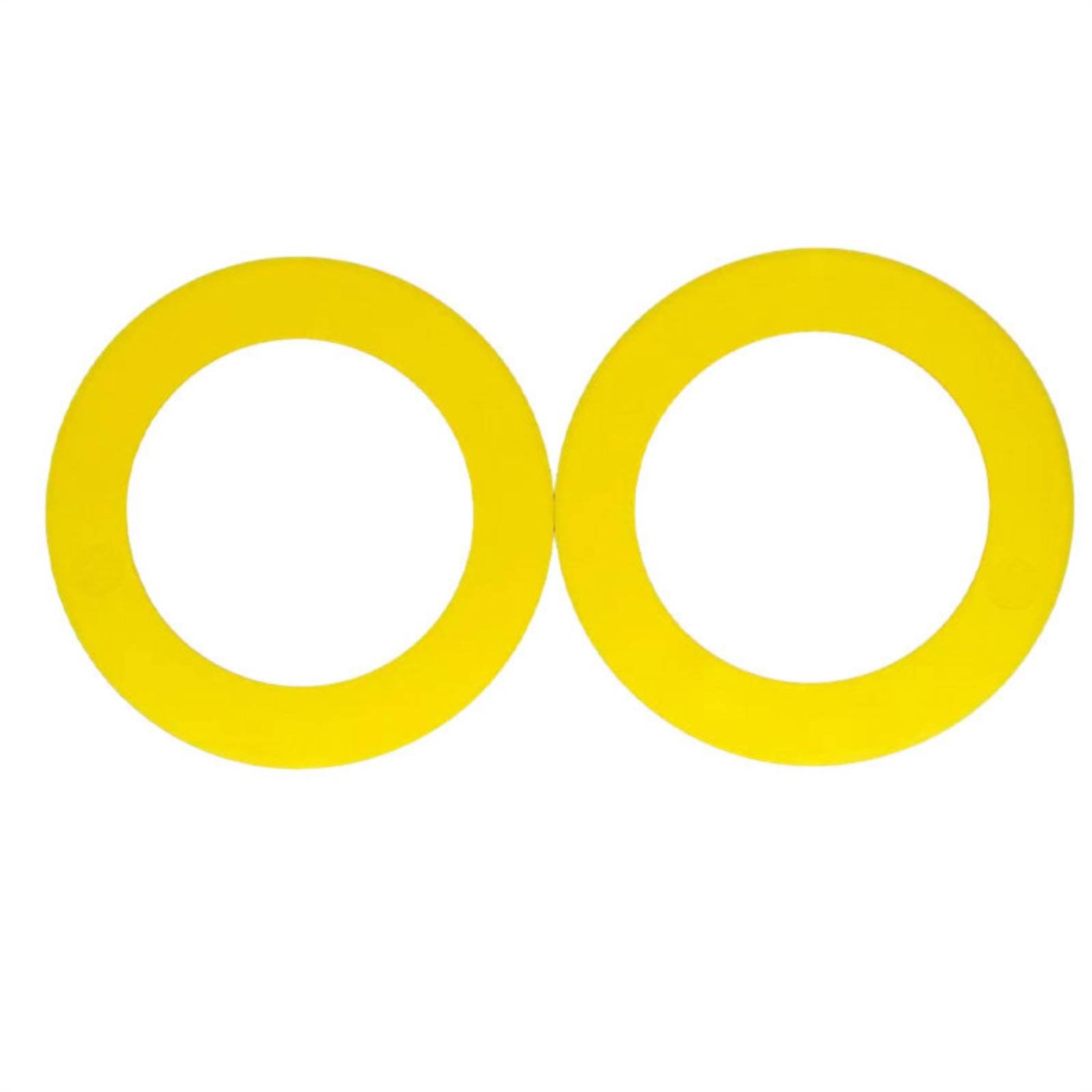 3 Rings Bright Colors Agility Training Hoop Set Lightweight Sports Agility Rings Long-Lasting Speed Drill Hoops Non-Slip for Children, Toddlers, School, Playground