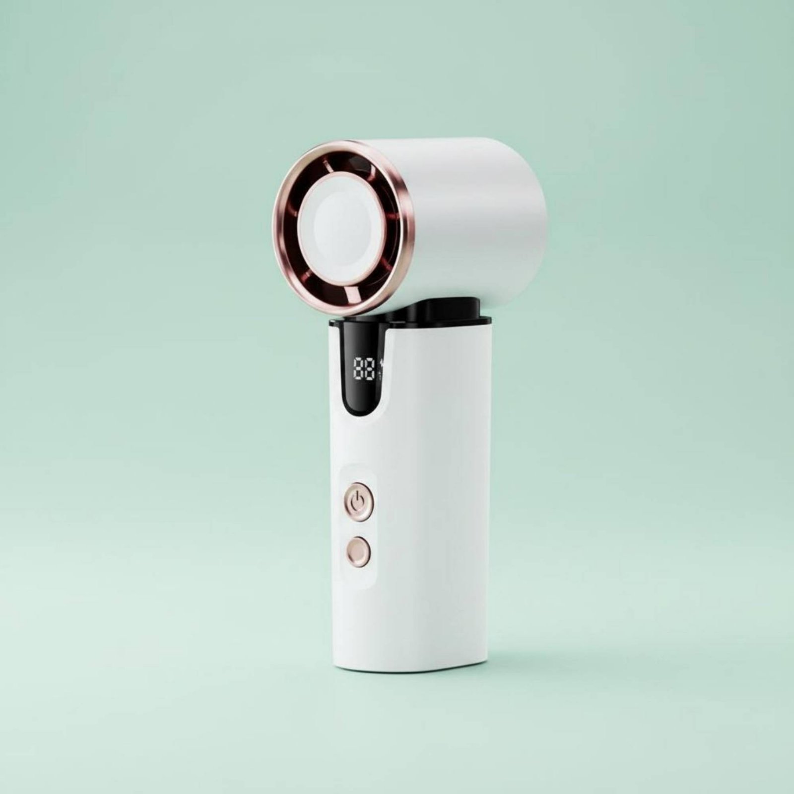 Powerful Handheld Fan Lightweight Folding Handheld Fan Brushless Motor Personal Cooling for Travel