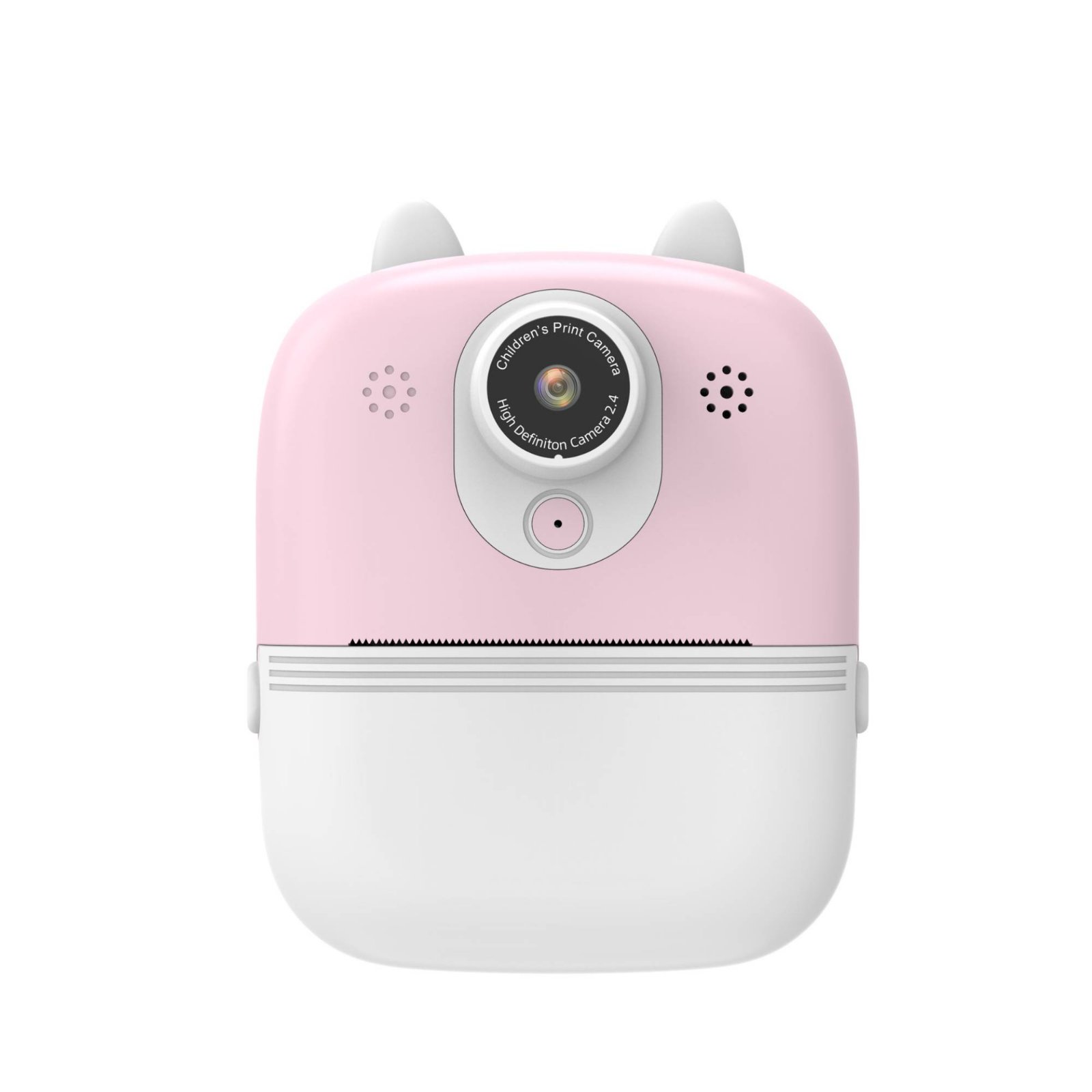 Kids Instant Camera High Resolution Two-Lens Print Camera 2.4 Inch Screen for Travel, Party