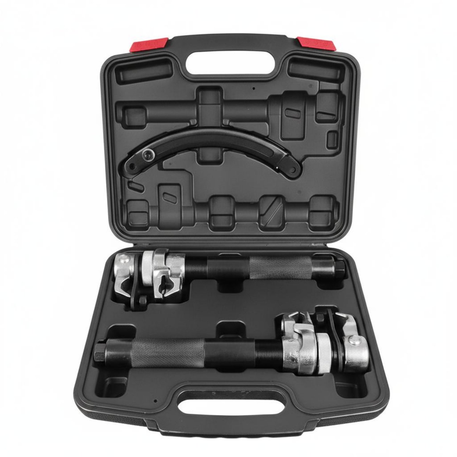 Spring Compressor Tempered Steel Coil Spring Compressor Coated Shock Absorber Tool for Mechanics