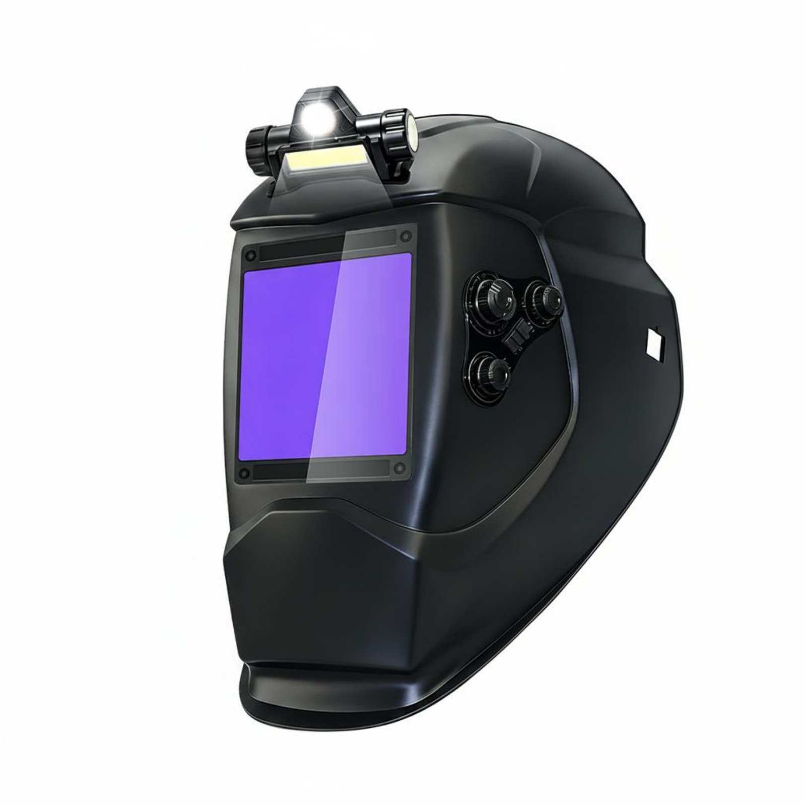 Self-Darkening Helmet Adjustable Sensitivity Large View Face Protector Grinding Function Setting for Welders