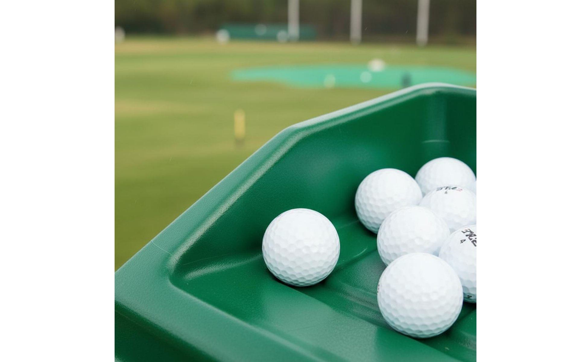 ABS Golf Tee Tray High-Capacity Golf Tee Box Sturdy for Practice Range