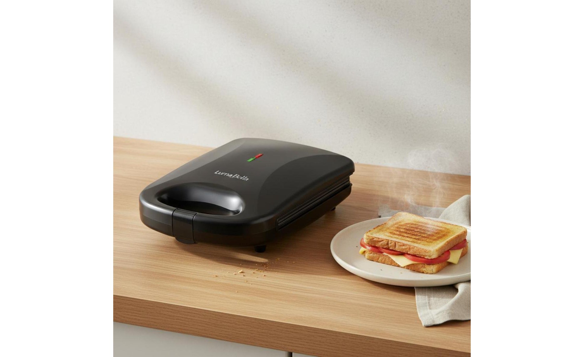 Panini Press Nonstick Plates Electric Panini Grill Double Side Heating Breakfast Sandwich Grill