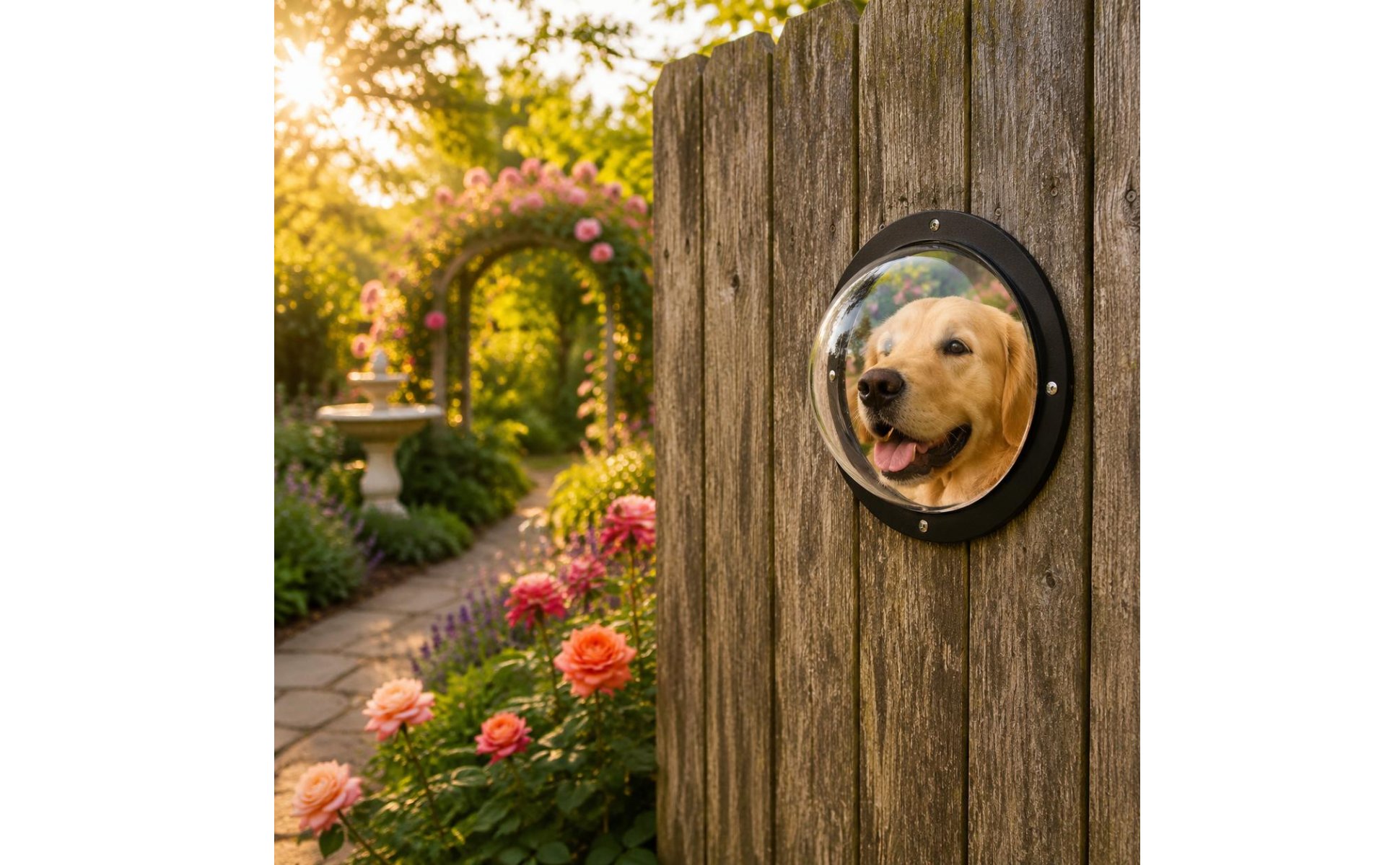 Transparent Pet Window Cover High Clarity Pet Window Dome Clear View