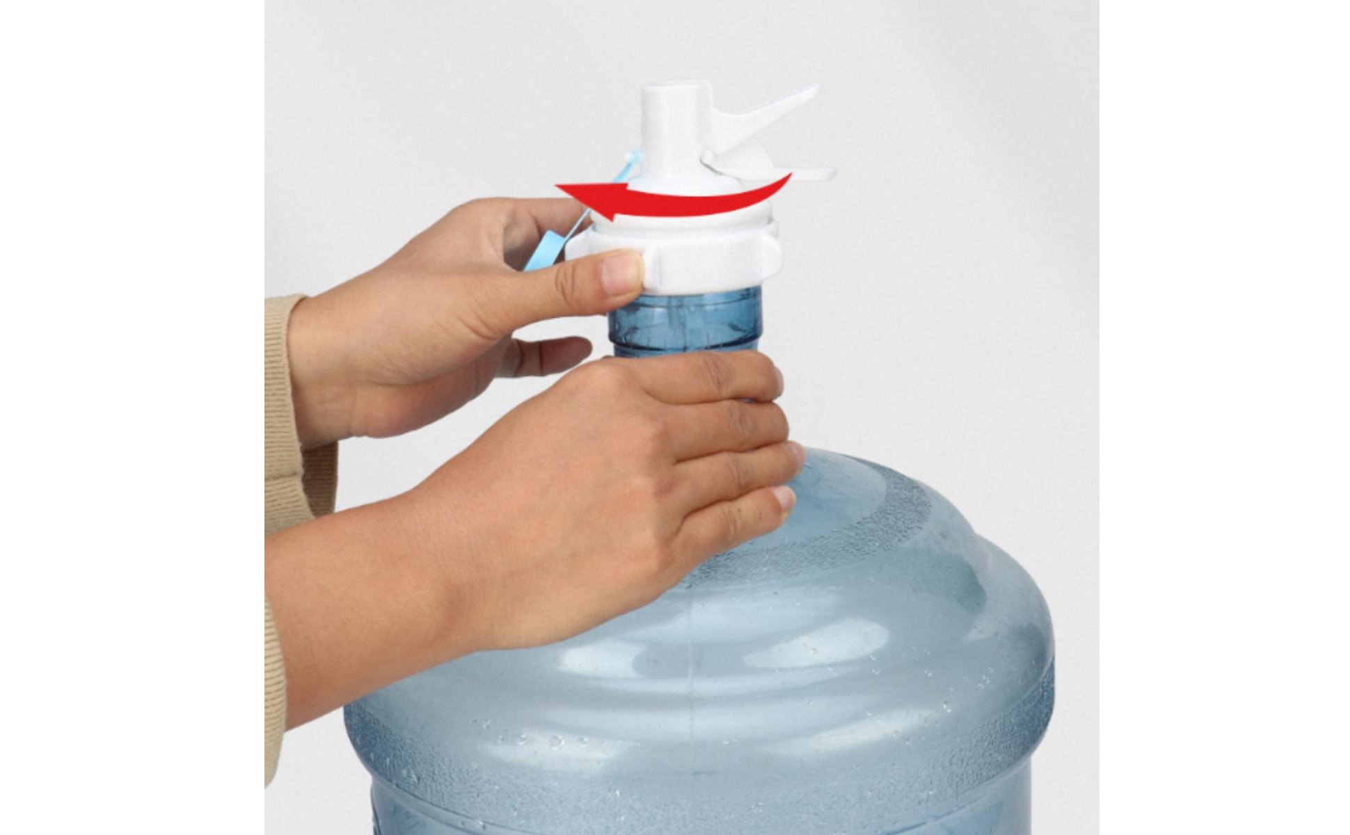 Snap-Fit Nozzle Stand Lever-Design Water Bottle Stand Sealing for Kitchen