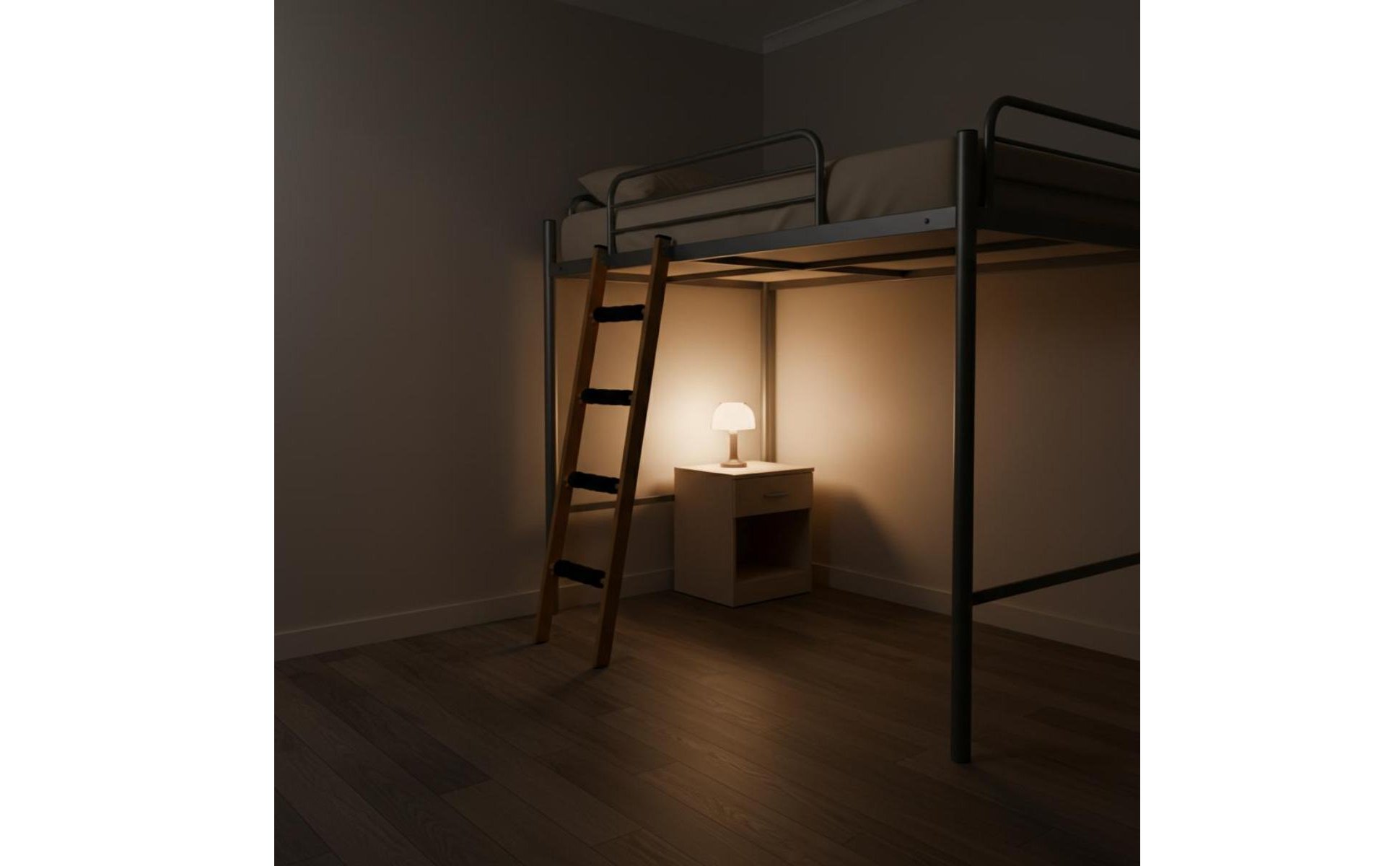 4 Pièces Coussin Échelle Lit Superposé Anti-Chute Protège Marche Lit Superposé
