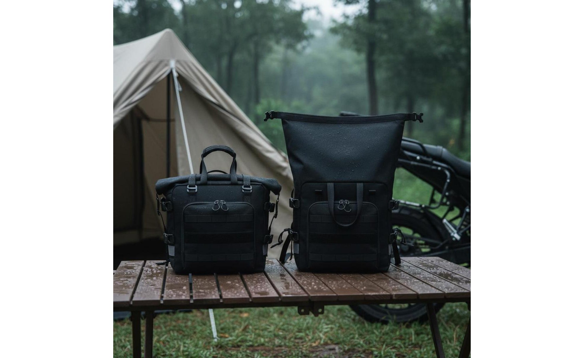 Motorcycle Saddlebag Outdoor Riding Motorbike Saddlebag Dual Use for Cycling