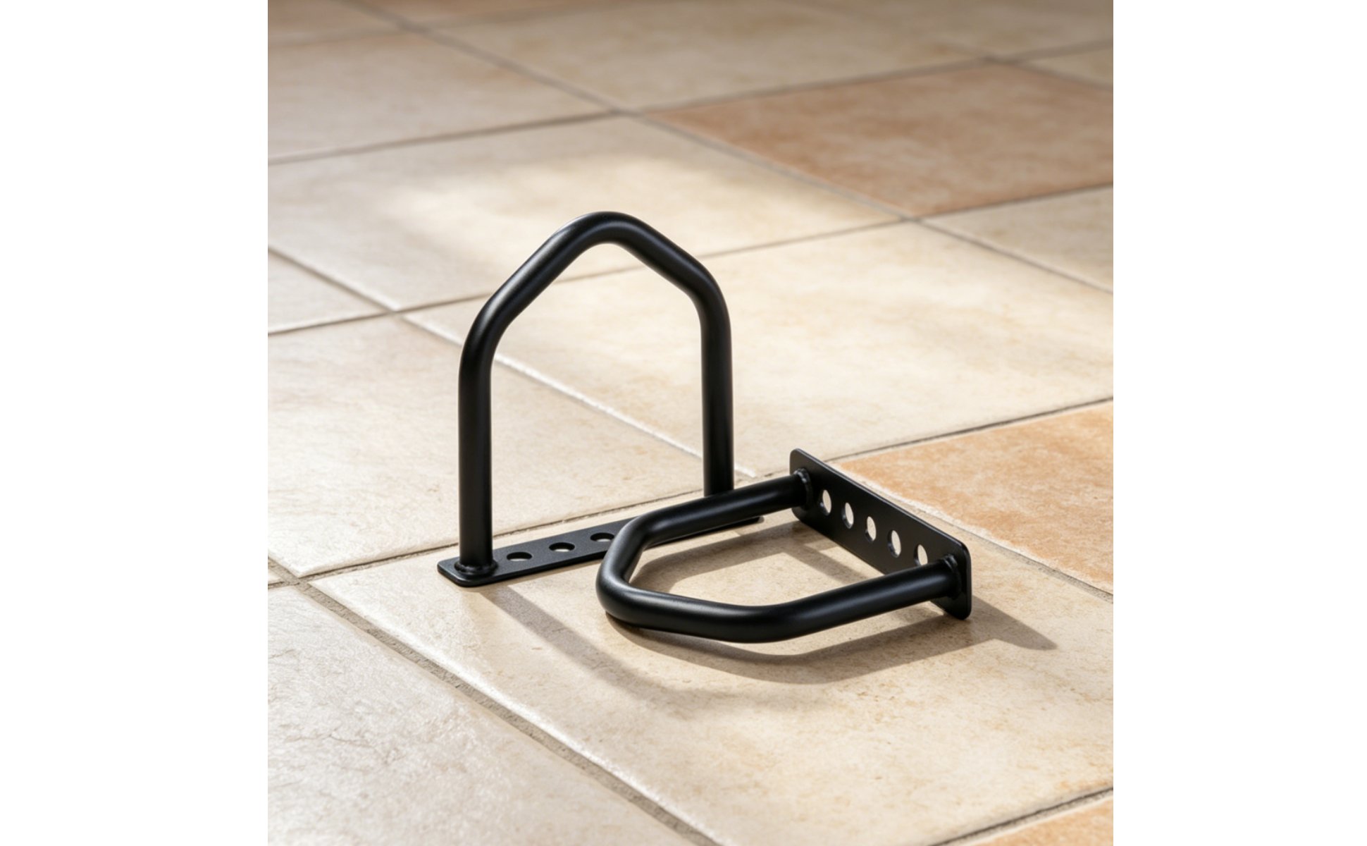 Double Curved Pull up Handle Long-Lasting Steel Double Bend Pull-up Bar Grip