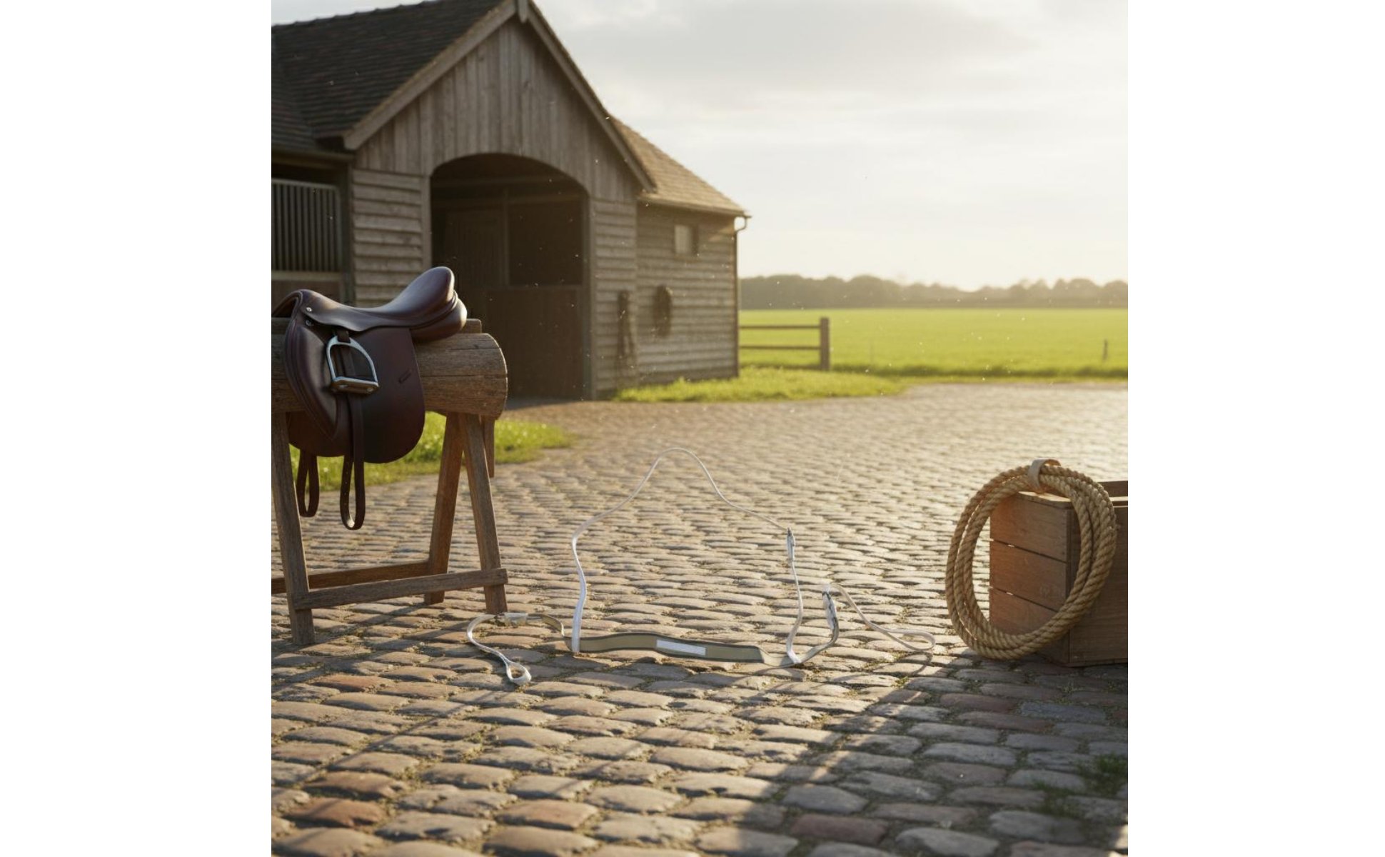 Sangle de Poitrail Imperméable Collier de Poitrail Cuir Verni