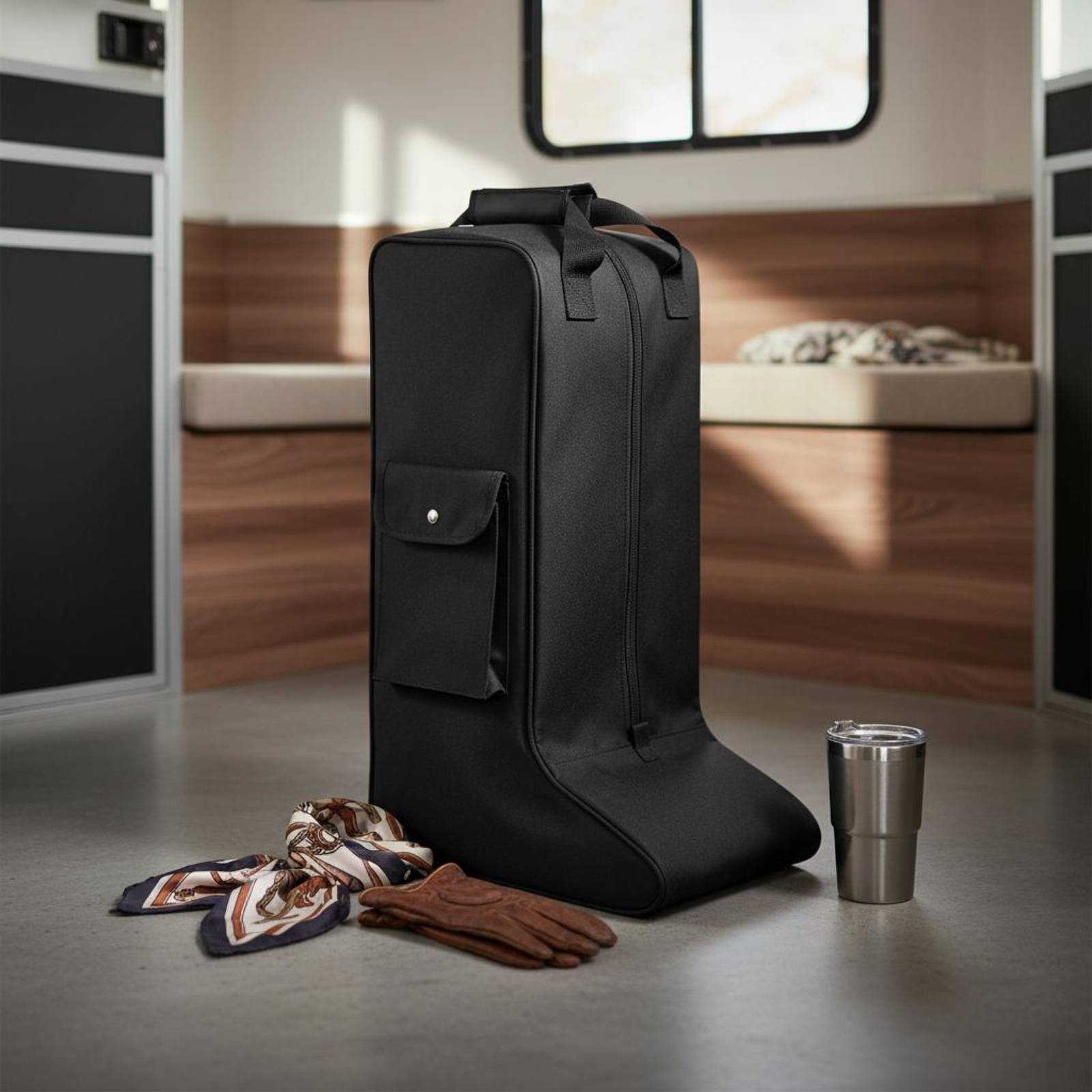 Reitstiefel-Tasche leicht Reitstiefeltasche verschleißfest für Reitsport, Reise - Produktbild 6
